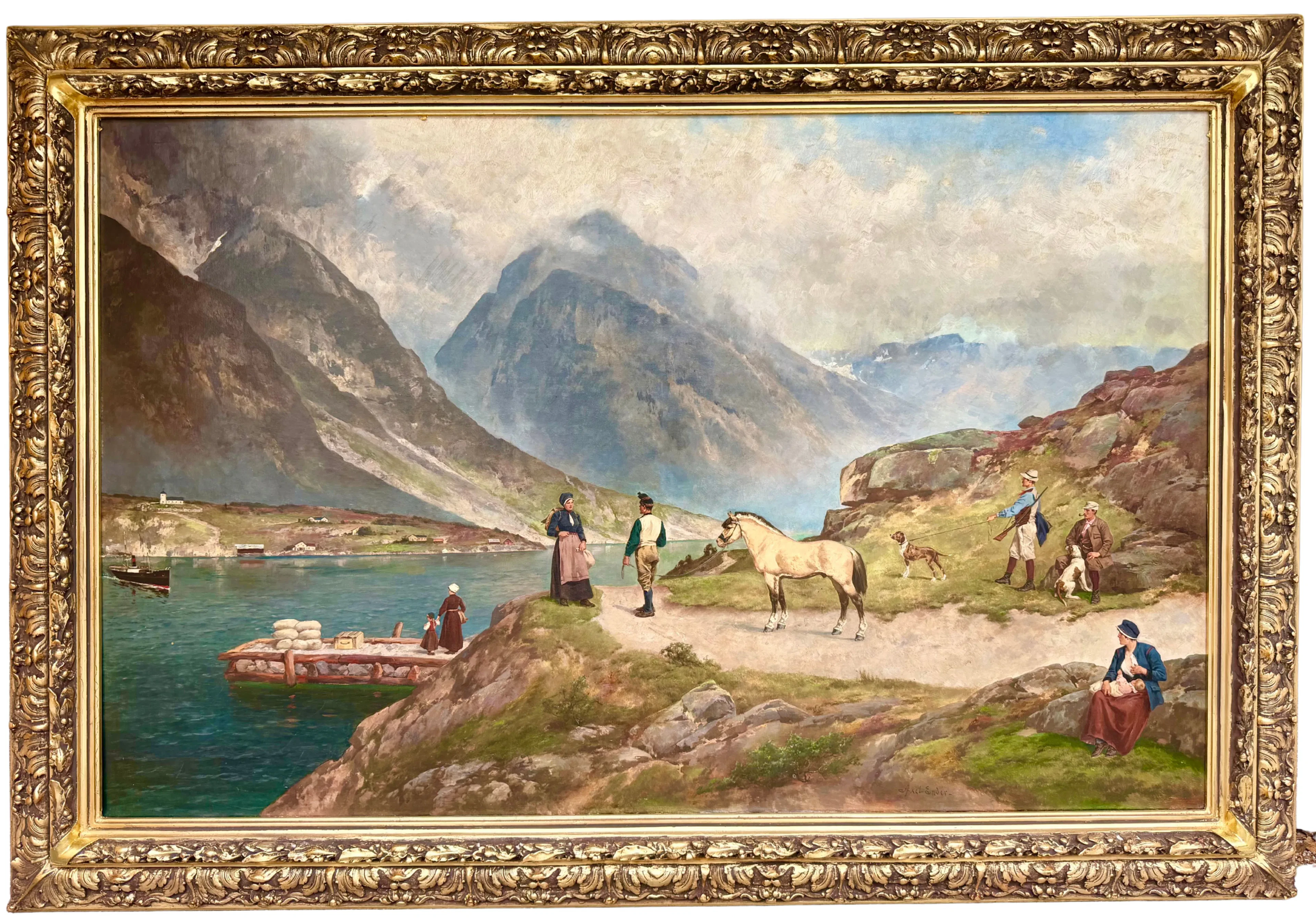 Axel Ender - Rutebåten kommer