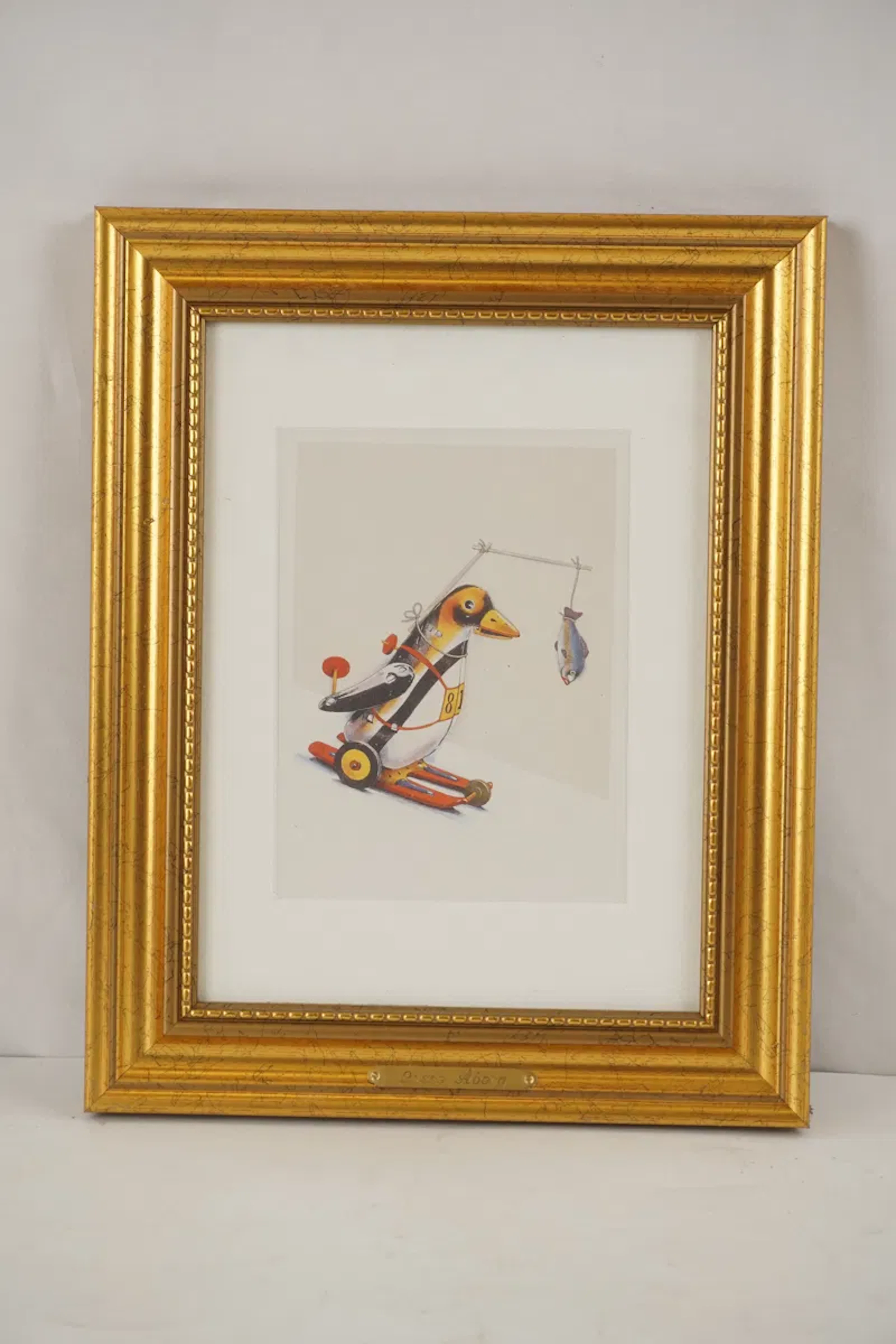 Lasse Åberg, SON, färglitografi, 24x30. M53/