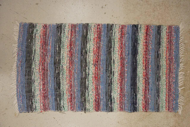 Trasmatta Blå 115x60. B171/