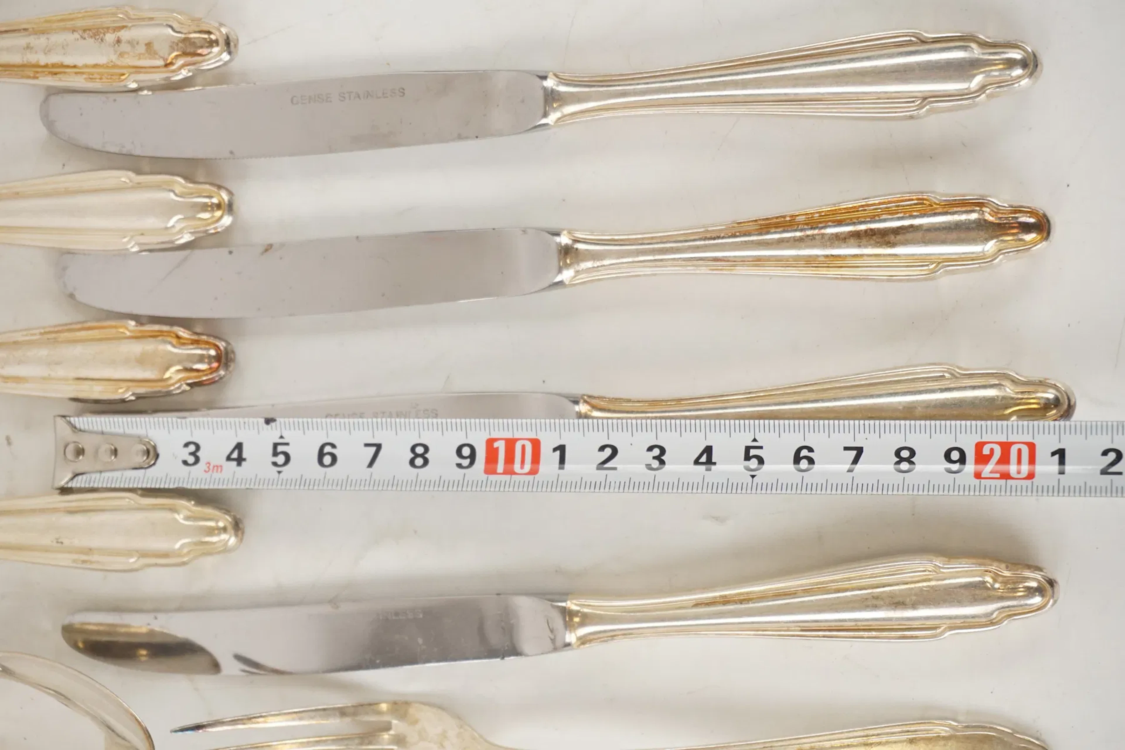 Gense Bestick i nysilver 1,4kg. A120