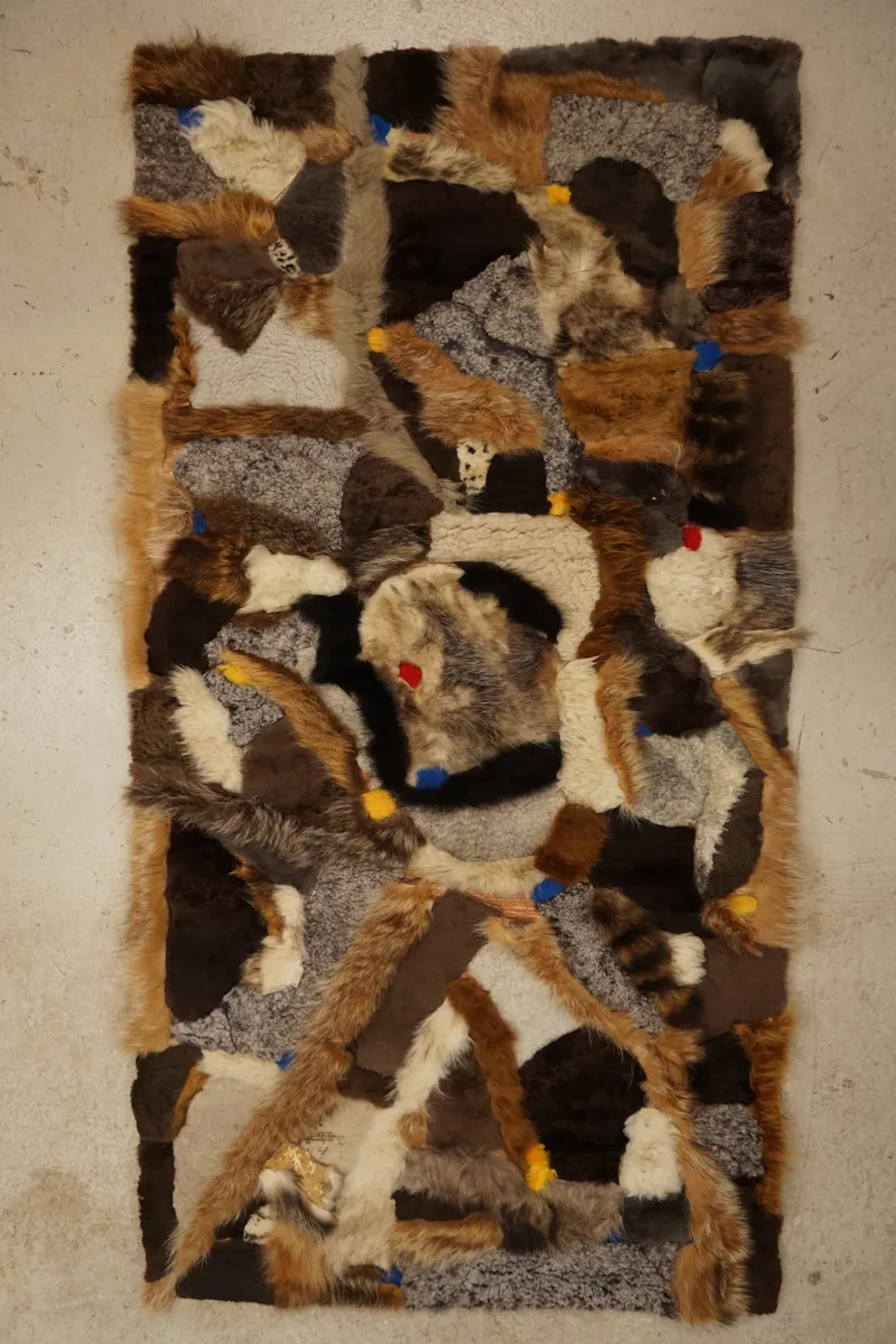 Lapptäcke-matta 88x170. B119
