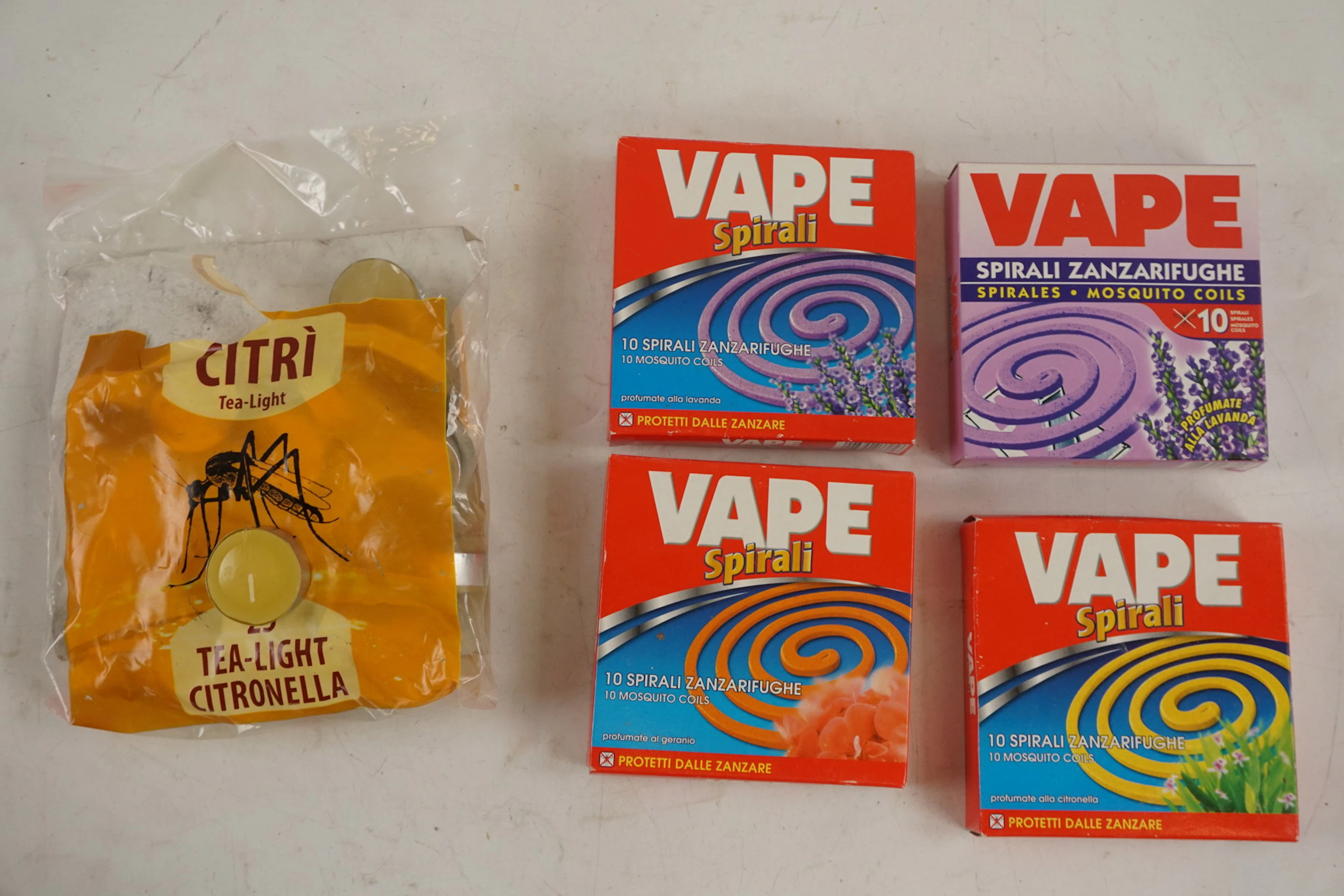 Vape Myggspiraler och myggljus. A221/