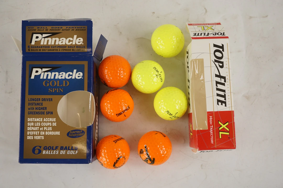 Golfbollar, Spalding, Top Flite. A116
