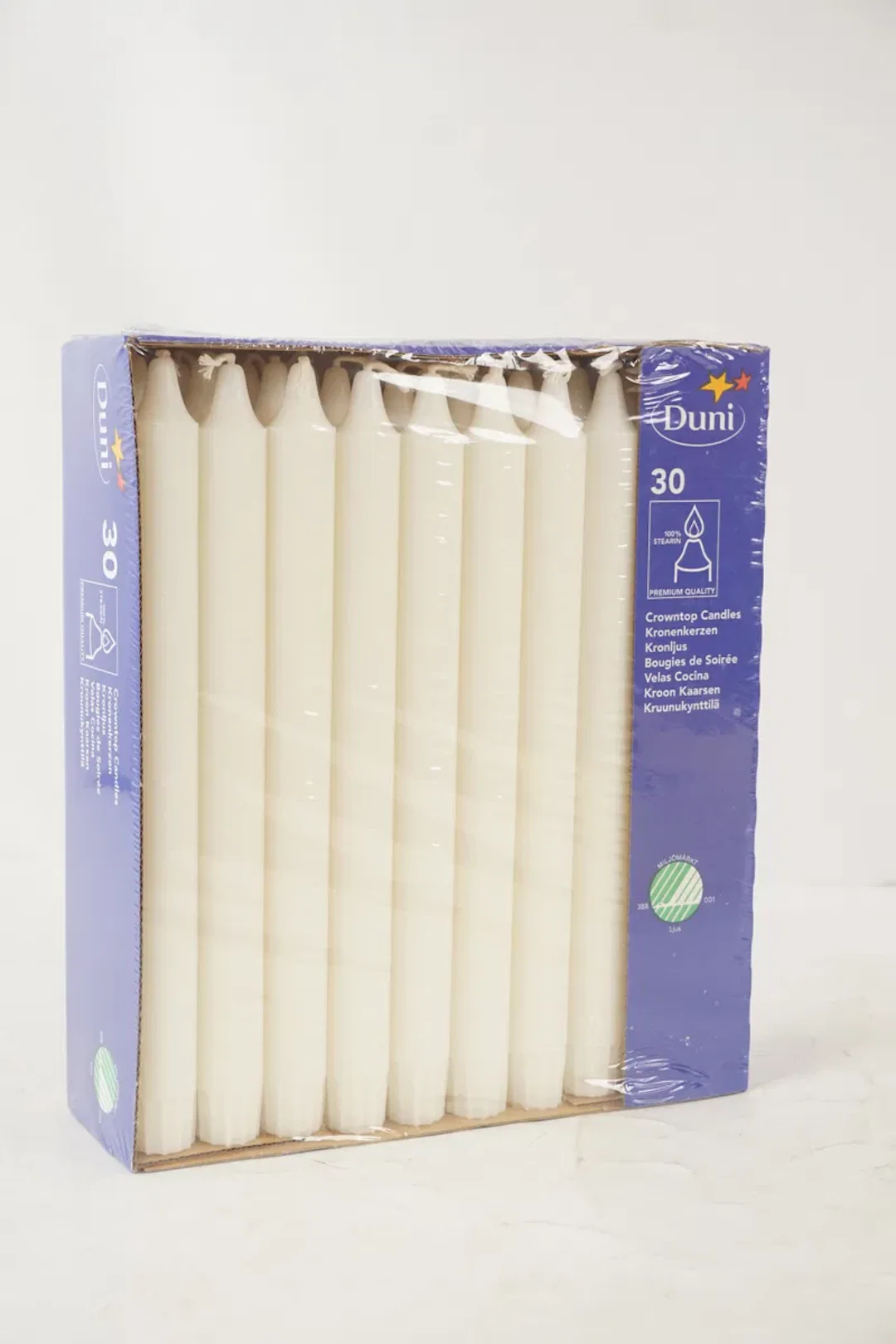 Duni 30-pack stearinljus. A23