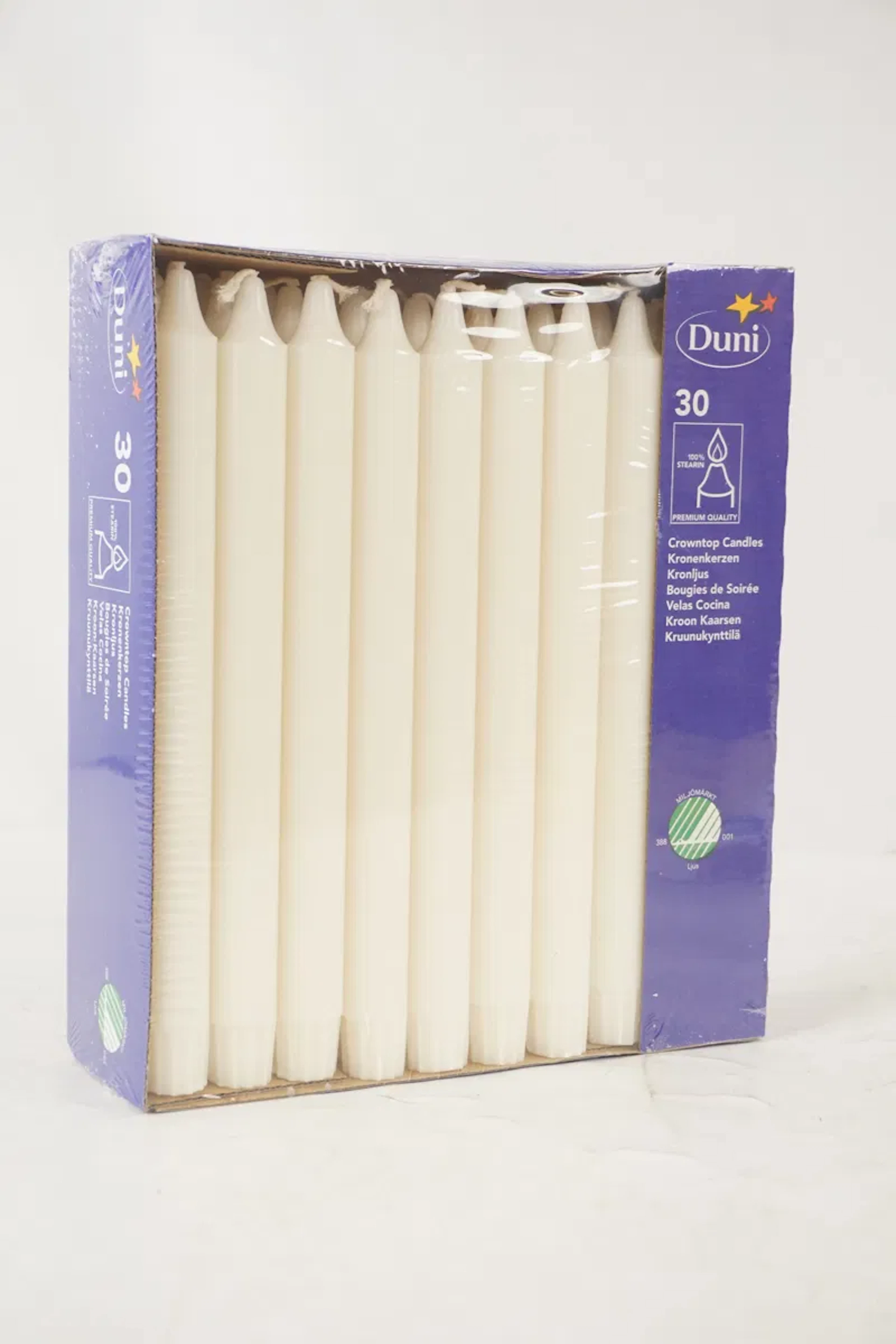 Duni 30-pack stearinljus. A28