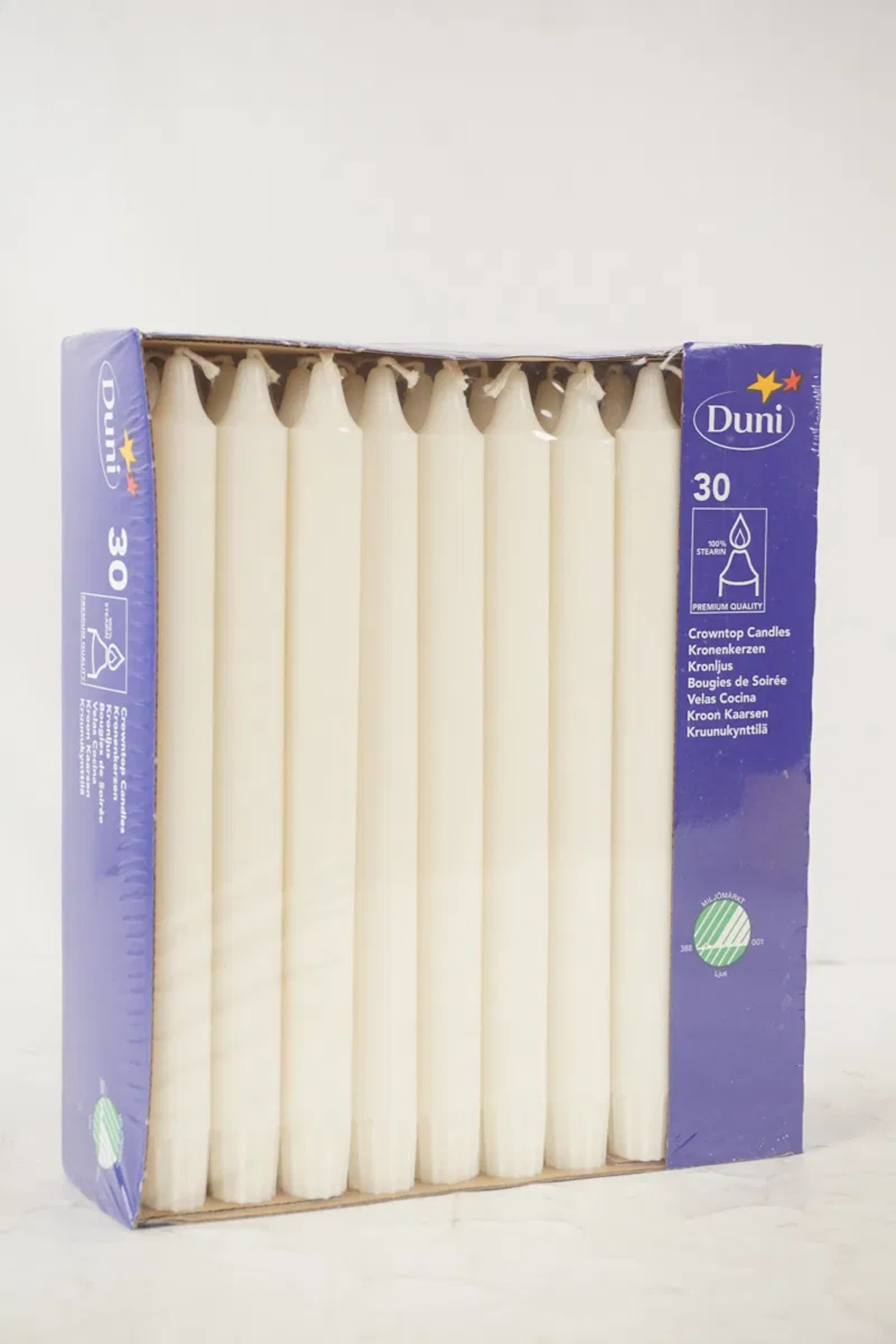Duni 30-pack stearinljus. A25