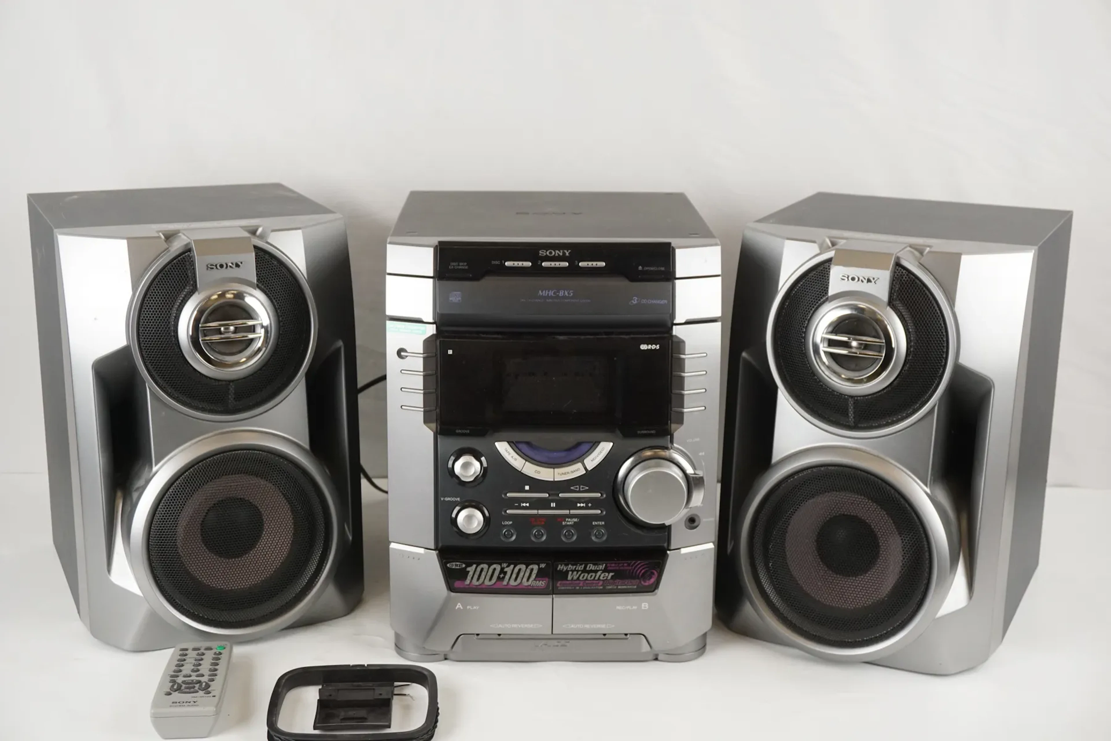 Sony MHC-BX5 Stereo med högtalare. M1/