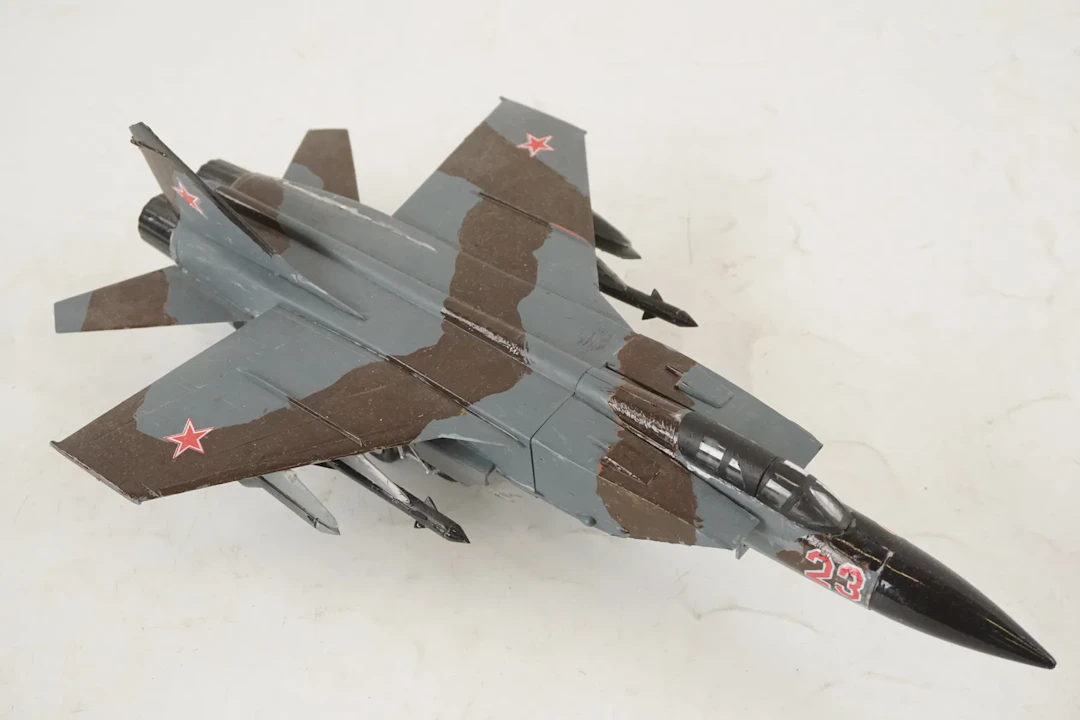 Mikoyan-Gurevich MiG plan modell. A3