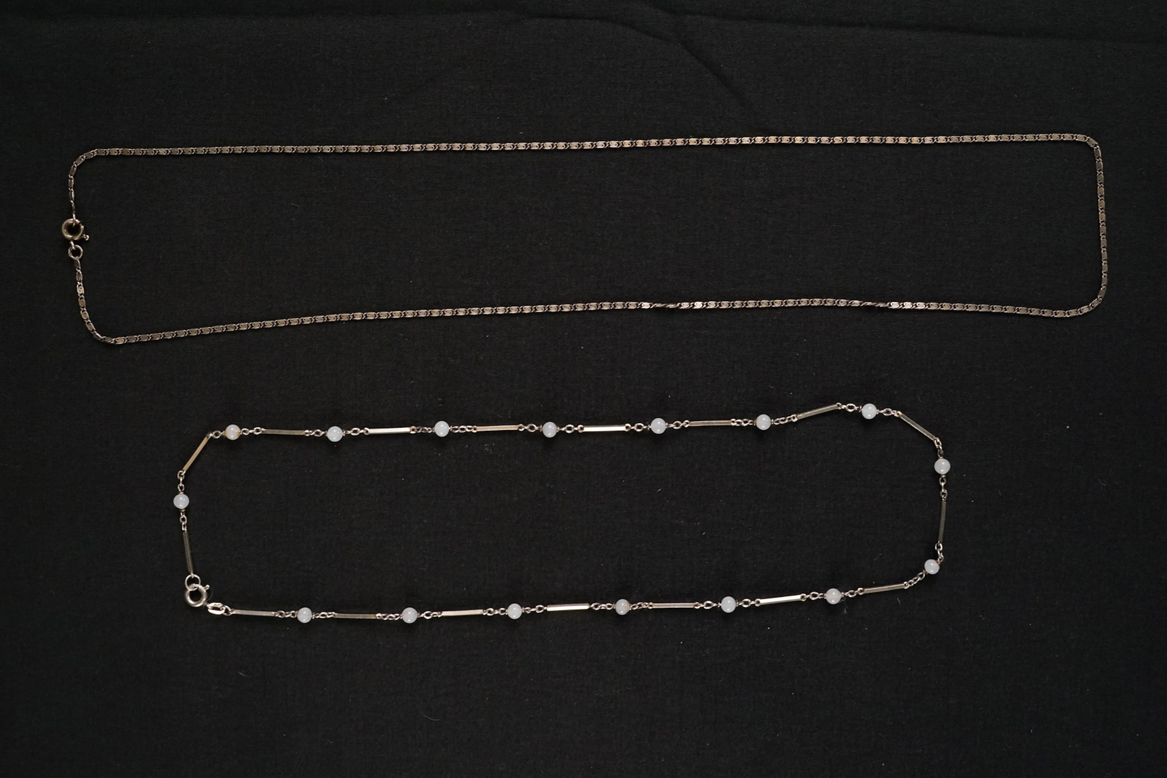 2st Silverhalsband 8g. A60