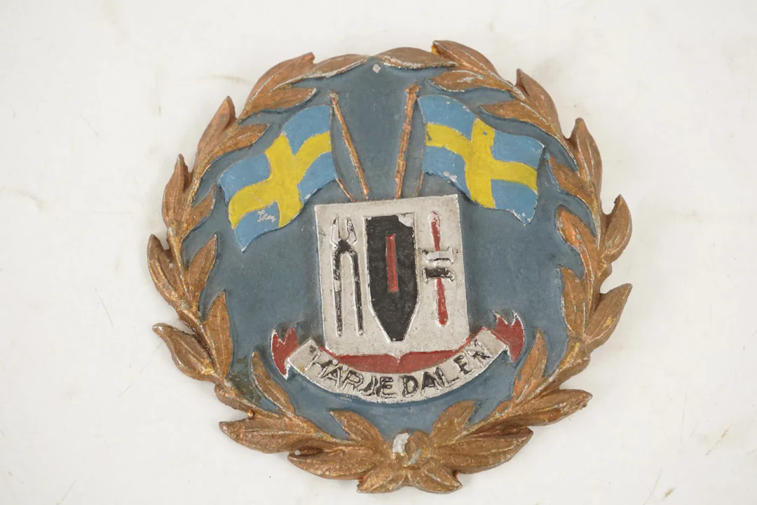 Emblem Härjedalen i metall. A107