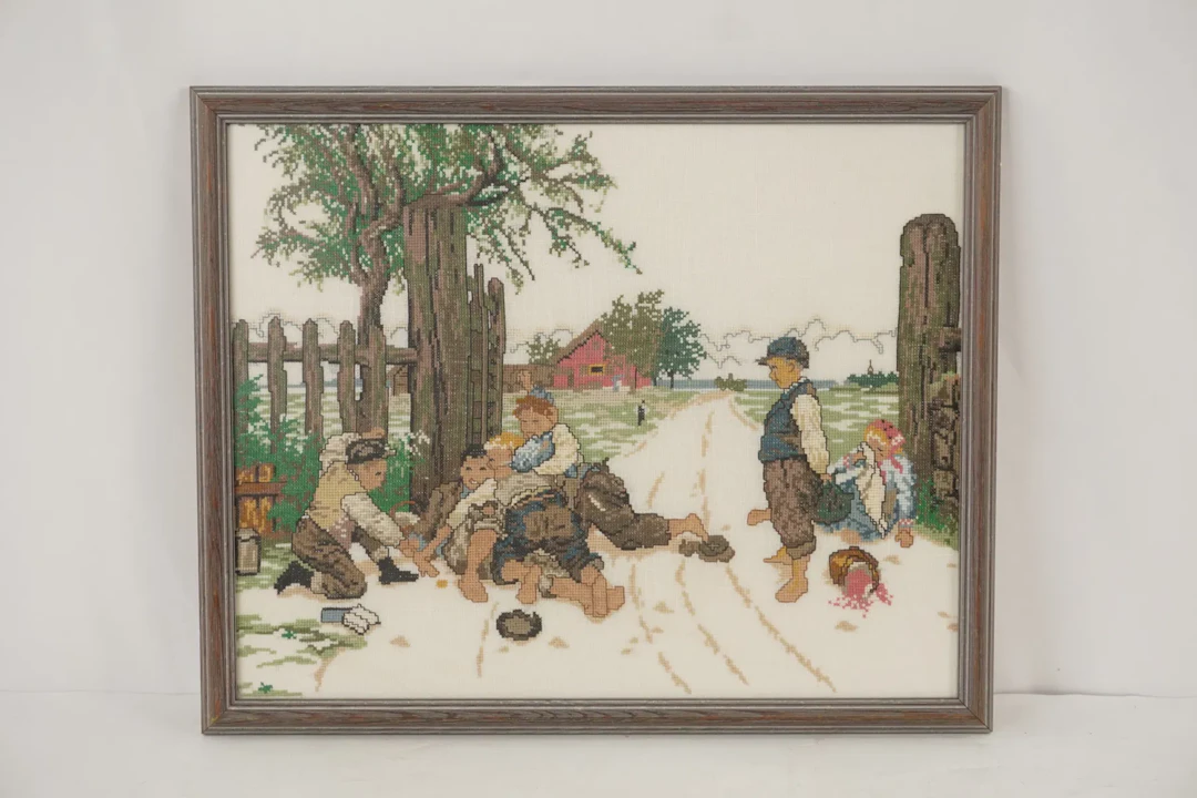 Grindslanten Broderitavla. A123/