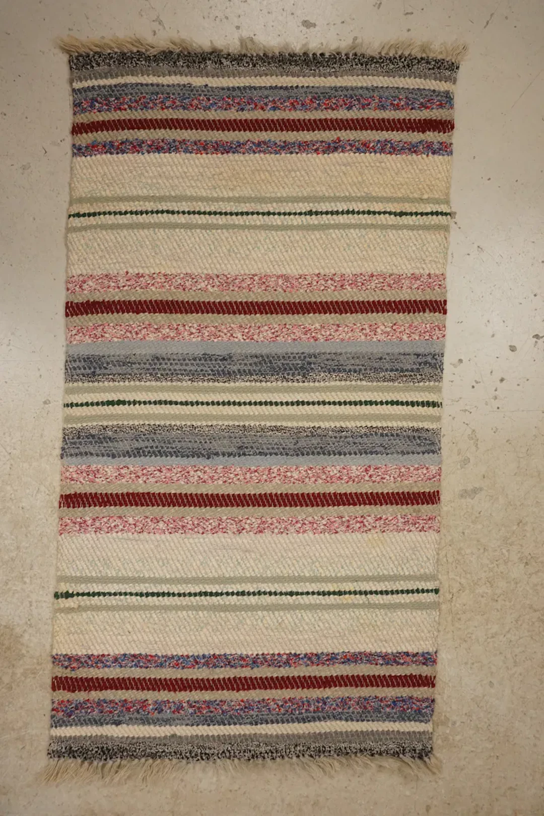 Trasmatta Röd/blå 118x64. B155/