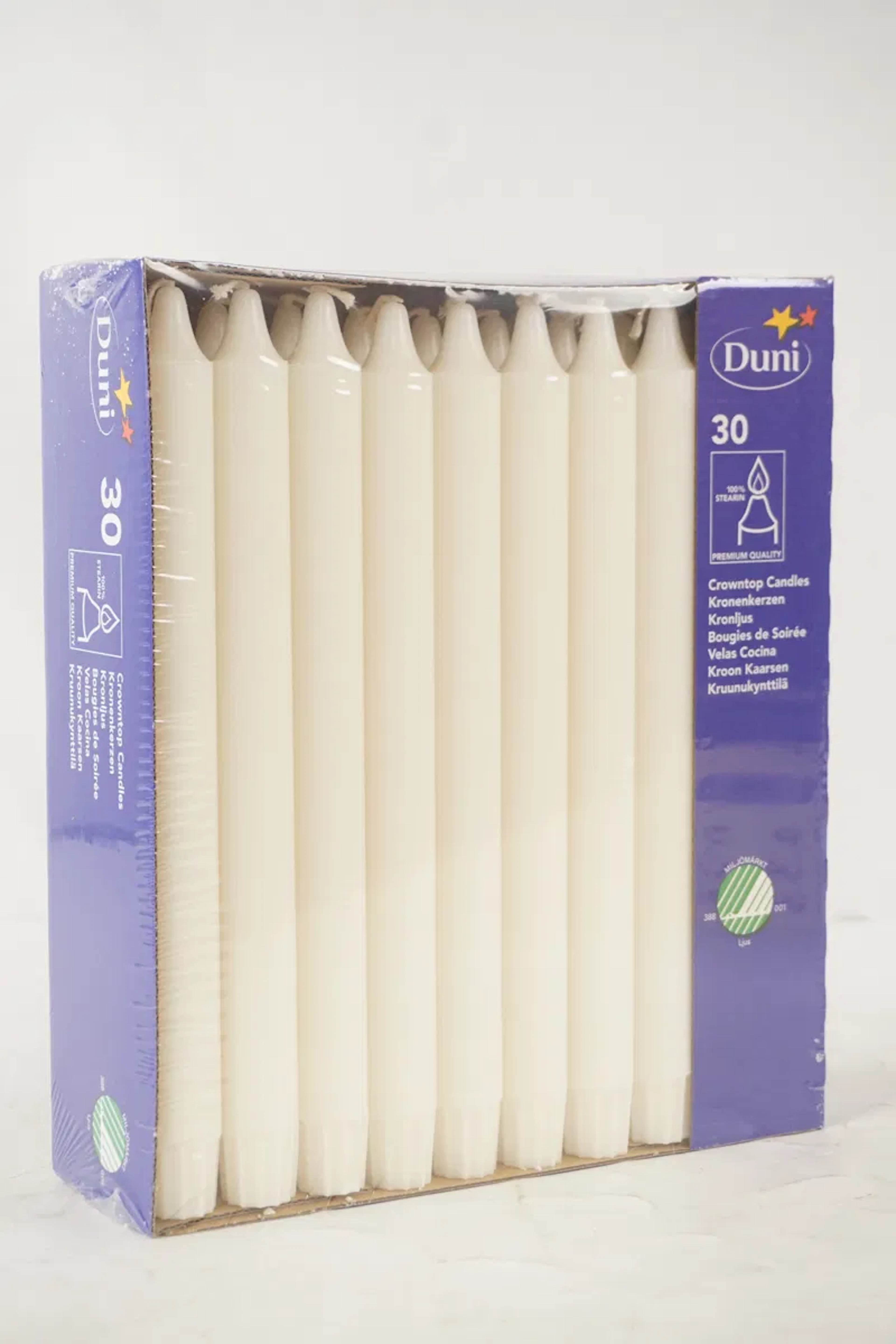 Duni 30-pack stearinljus. A26