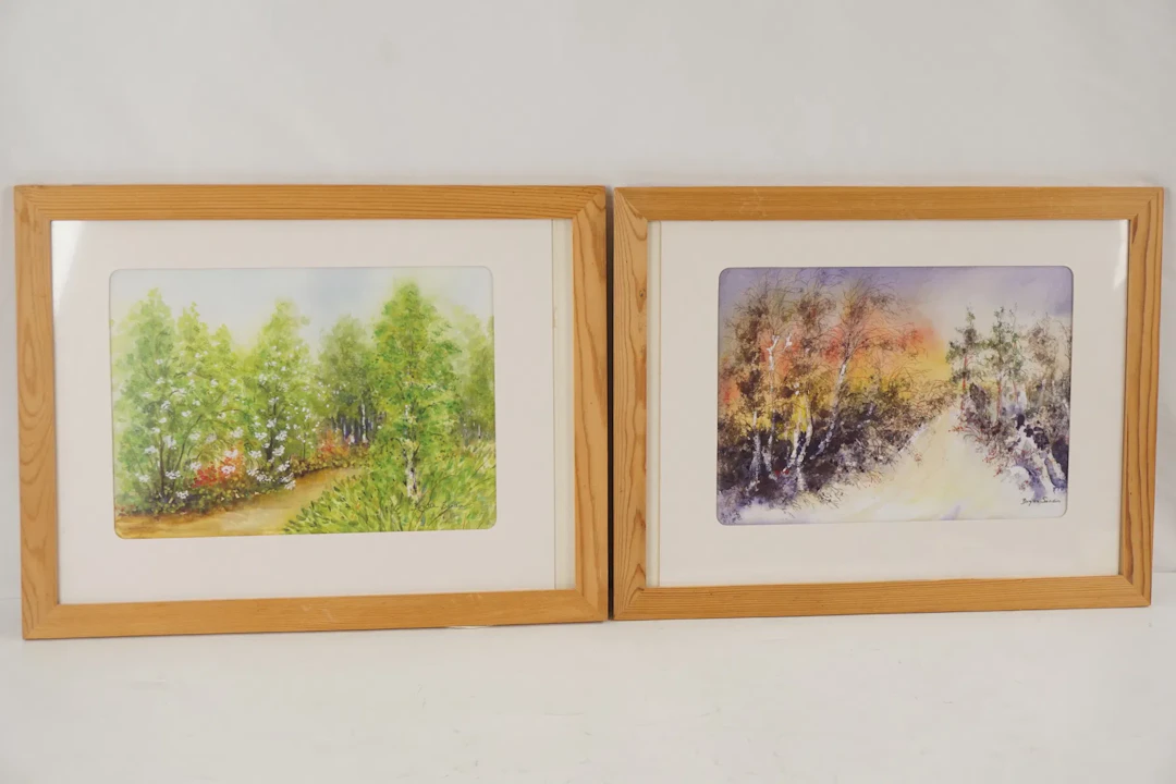 2st Birgitta Sandin, skog, tryck, 43x33. A209/
