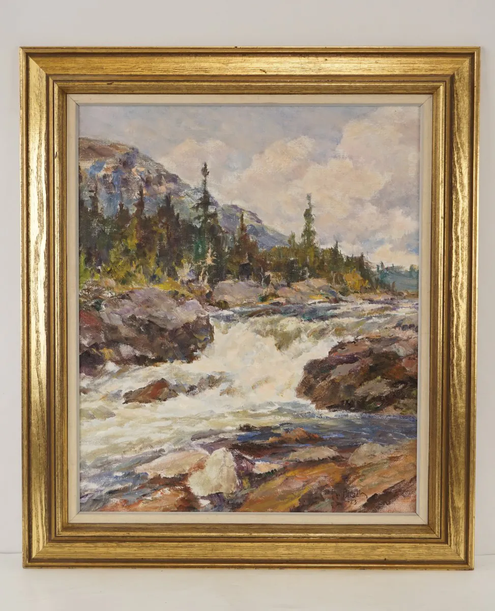 Johan Bladh -Flod 60x69. M75 | Barnebys