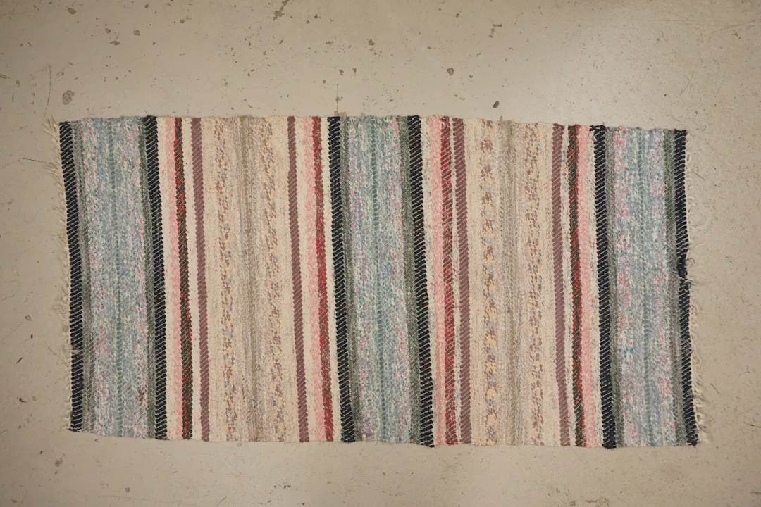 trasmatta blå/rosa 120x63. B245/