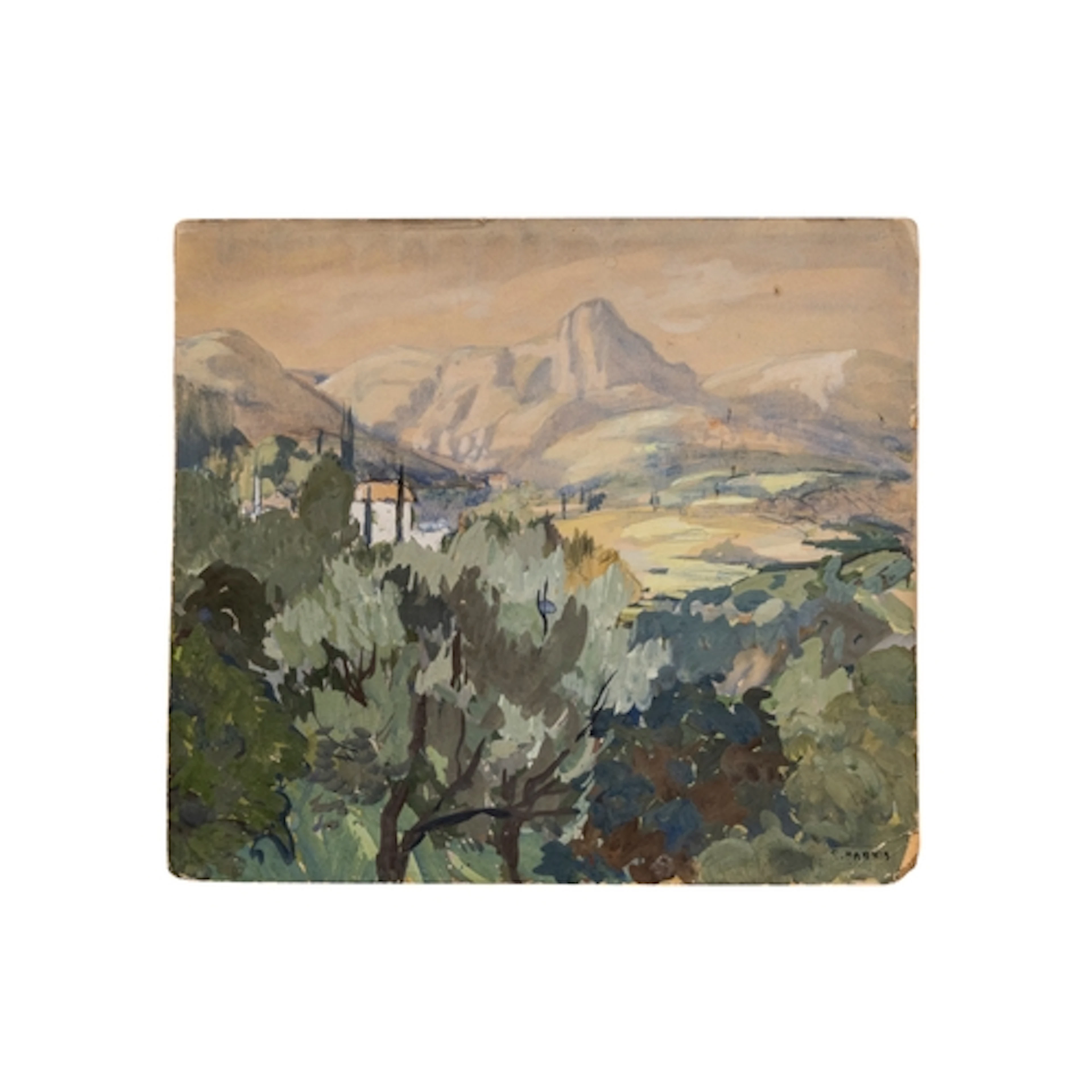 EVELYN HARRIS (British, 20th Century) LANDSCAPE WATERCOLOUR ...
