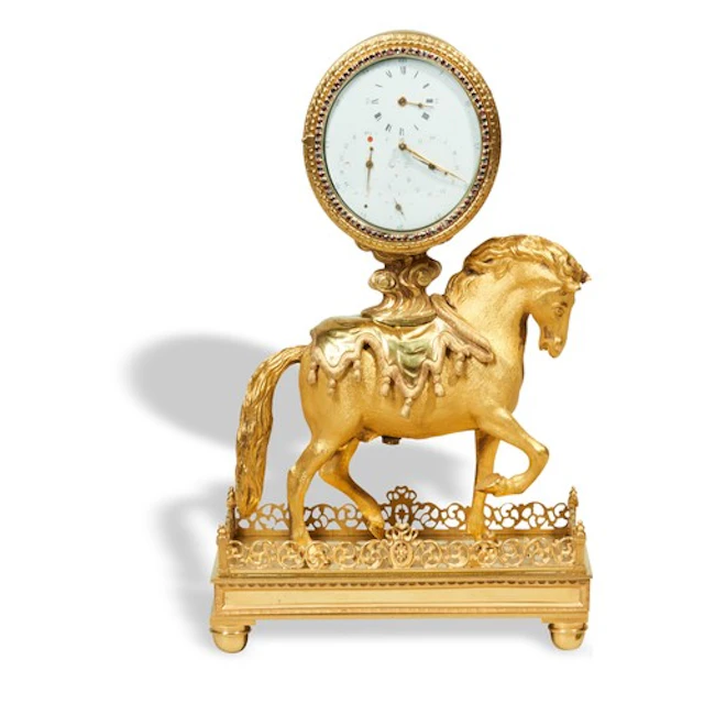 A FINE AND VERY RARE MANTEL TIMEPIECE FOR THE CHINESE MARKET...