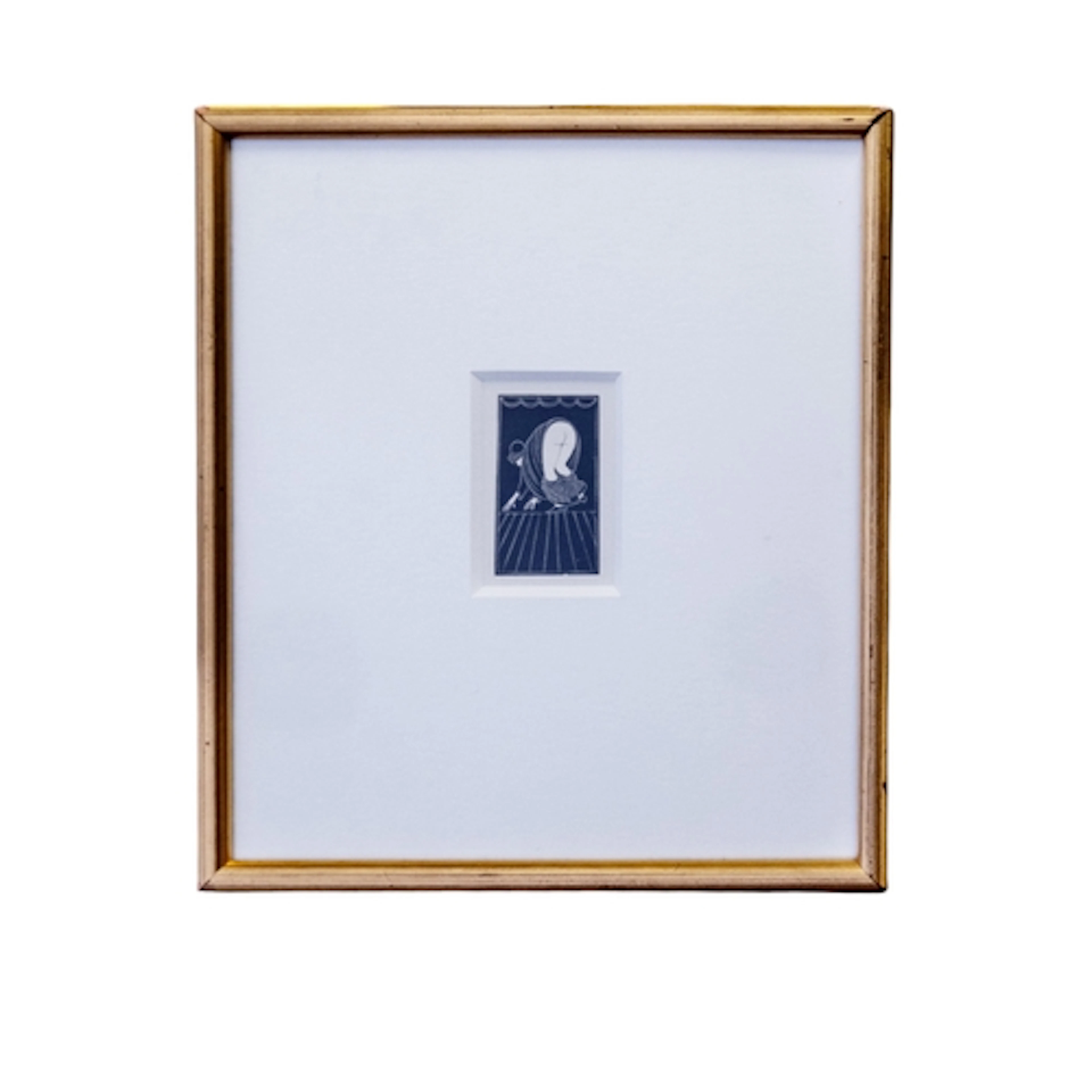 ERIC GILL, THE CHINESE MAIDSERVANT, woodblock engraving, one...
