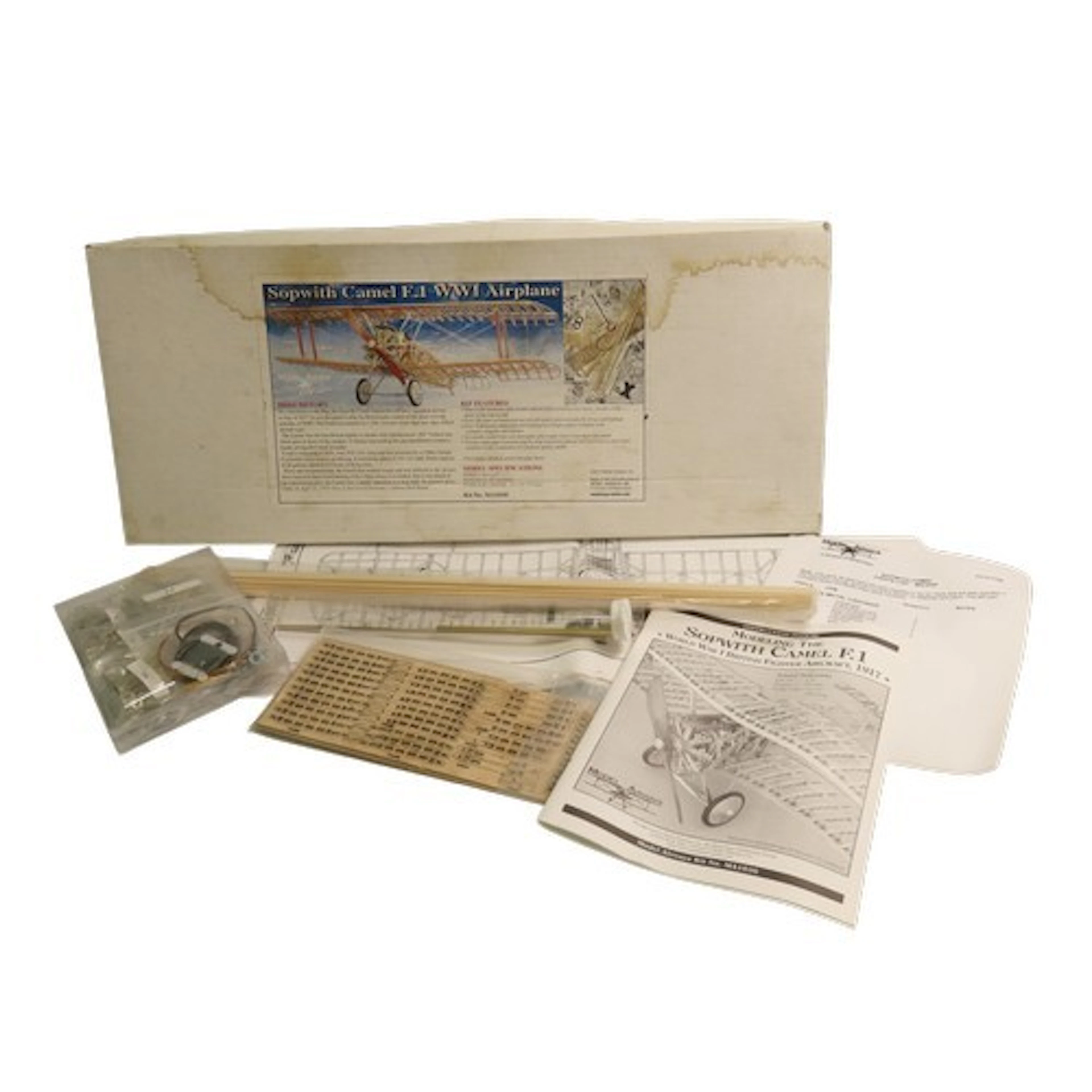 SOPWITH CAMEL F.1 WW1 AIRPLANE MODEL KIT Laser cut basswood ...