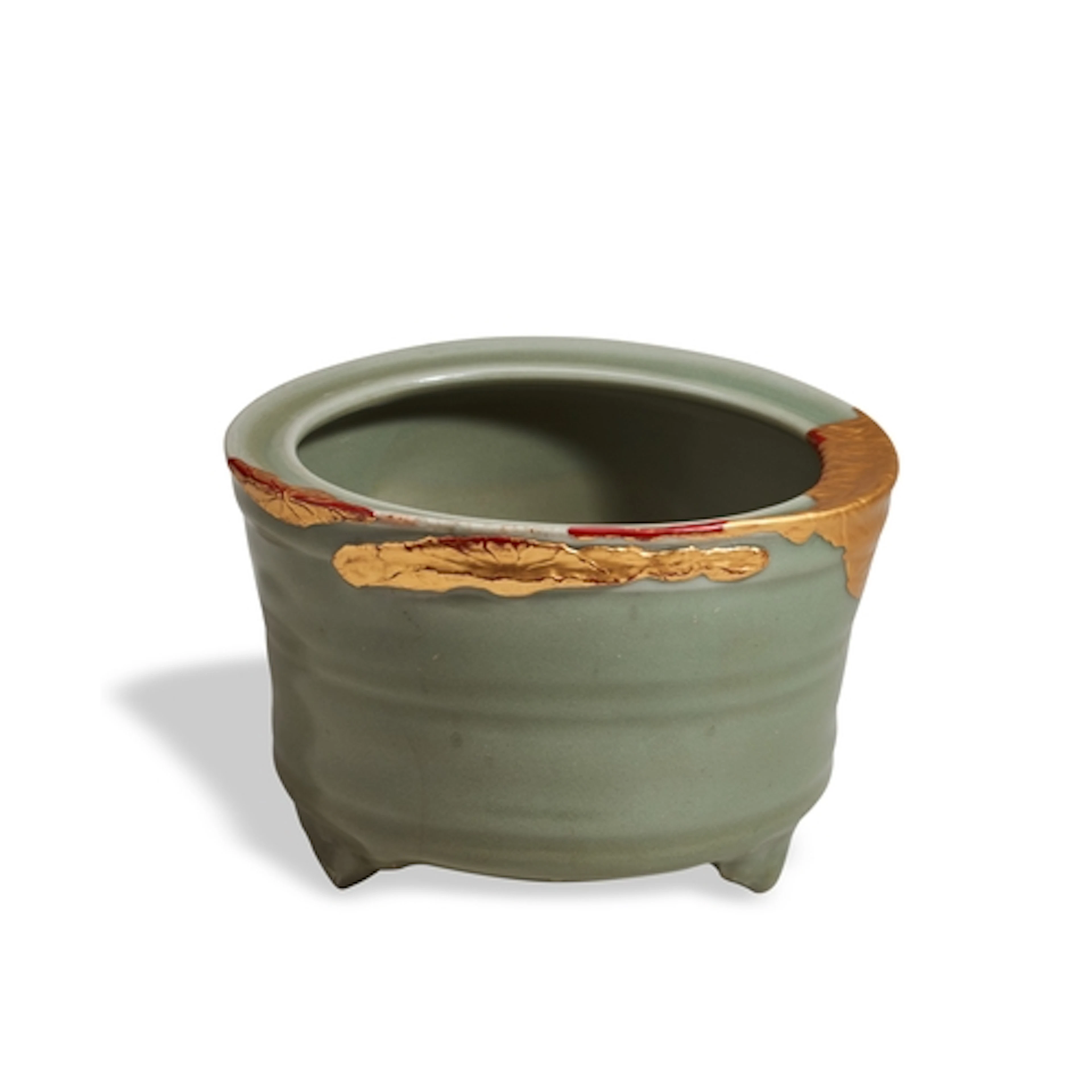 A LONGQUAN CELADON TRIPOD CENSER SONG DYNASTY (960-1279) co...