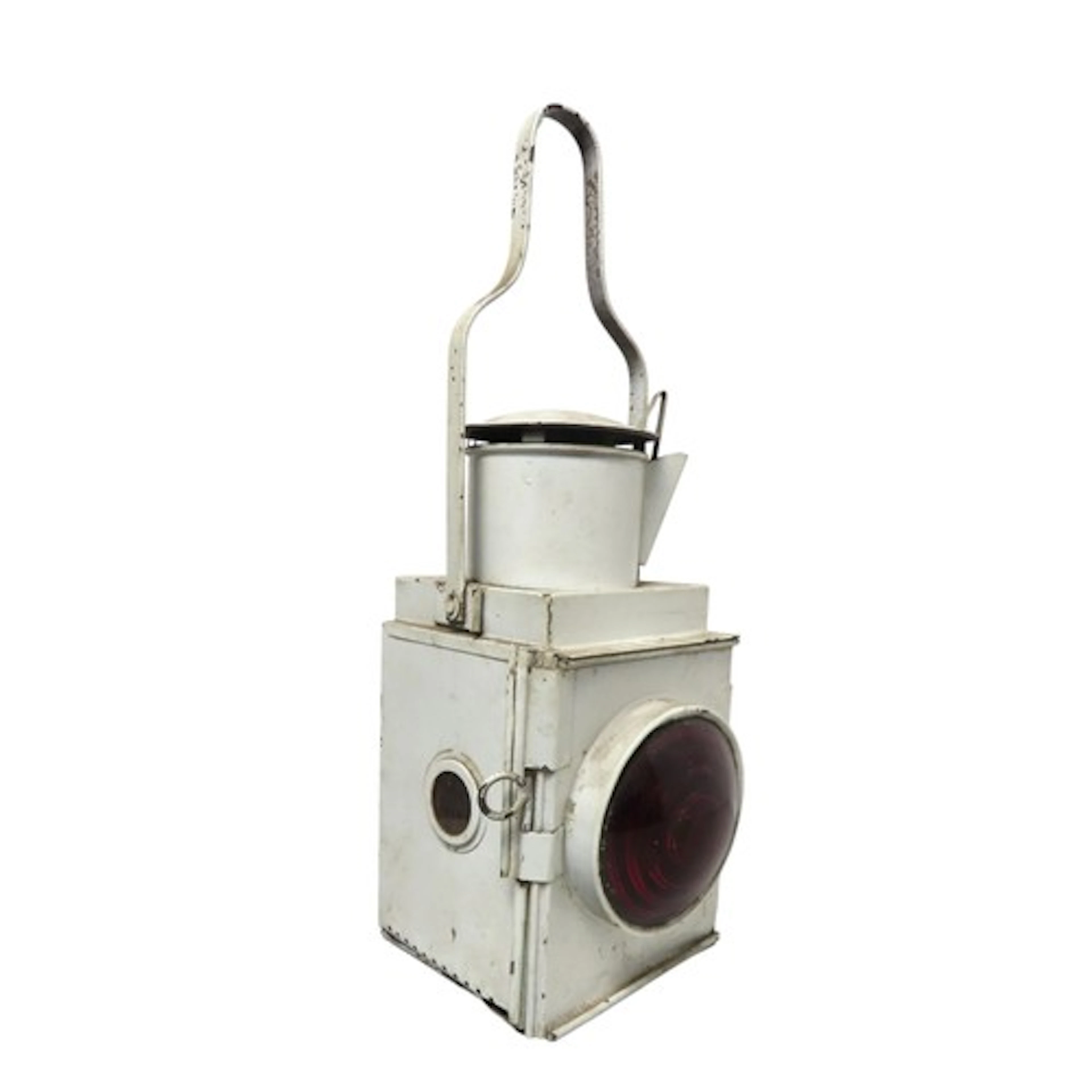 A BRITISH RAIL TAIL LAMP with red 'bullseye' lens 52 x 21 x...