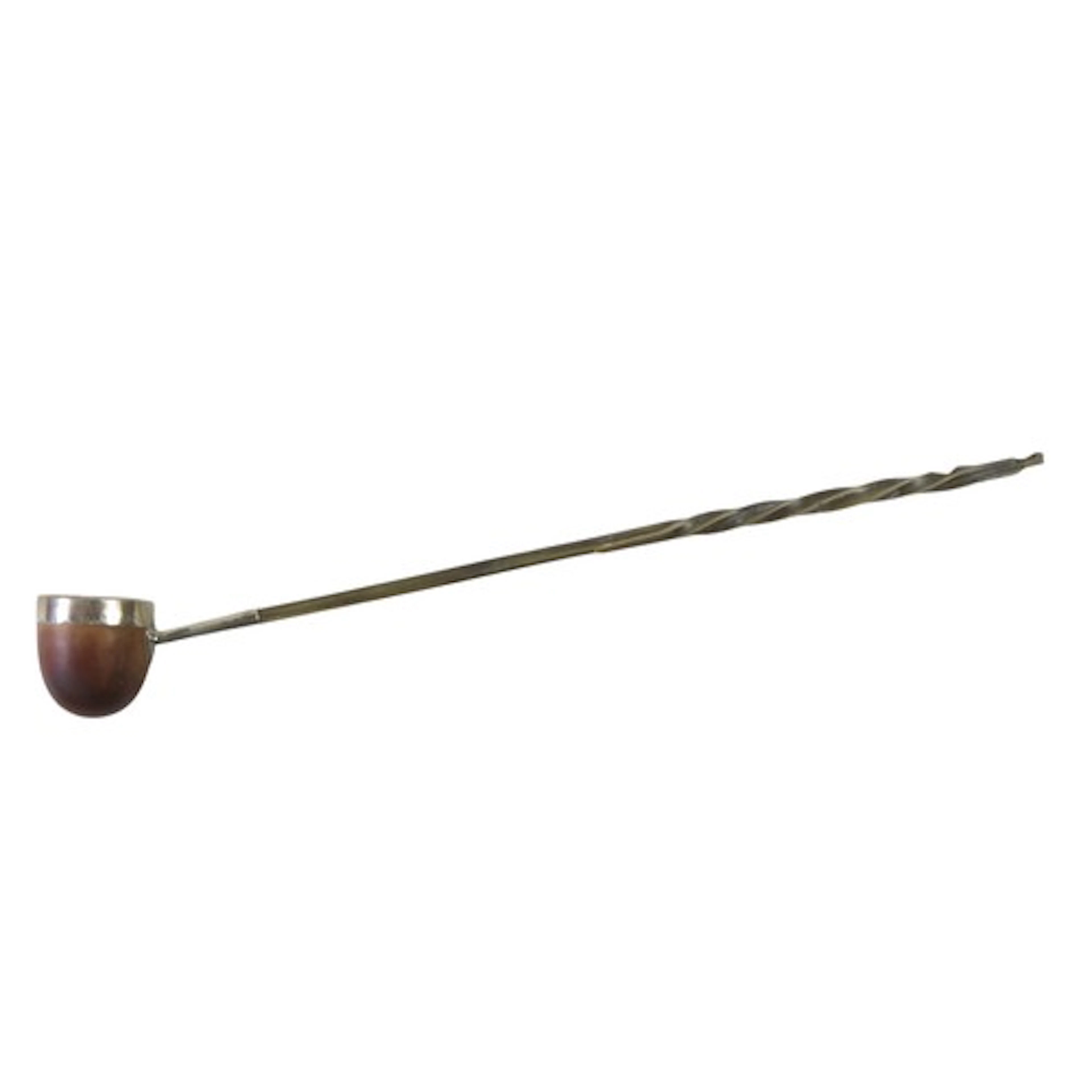 A SILVER MOUNTED COQUILLA NUT AND BALEEN TODDY LADLE LATE 18...