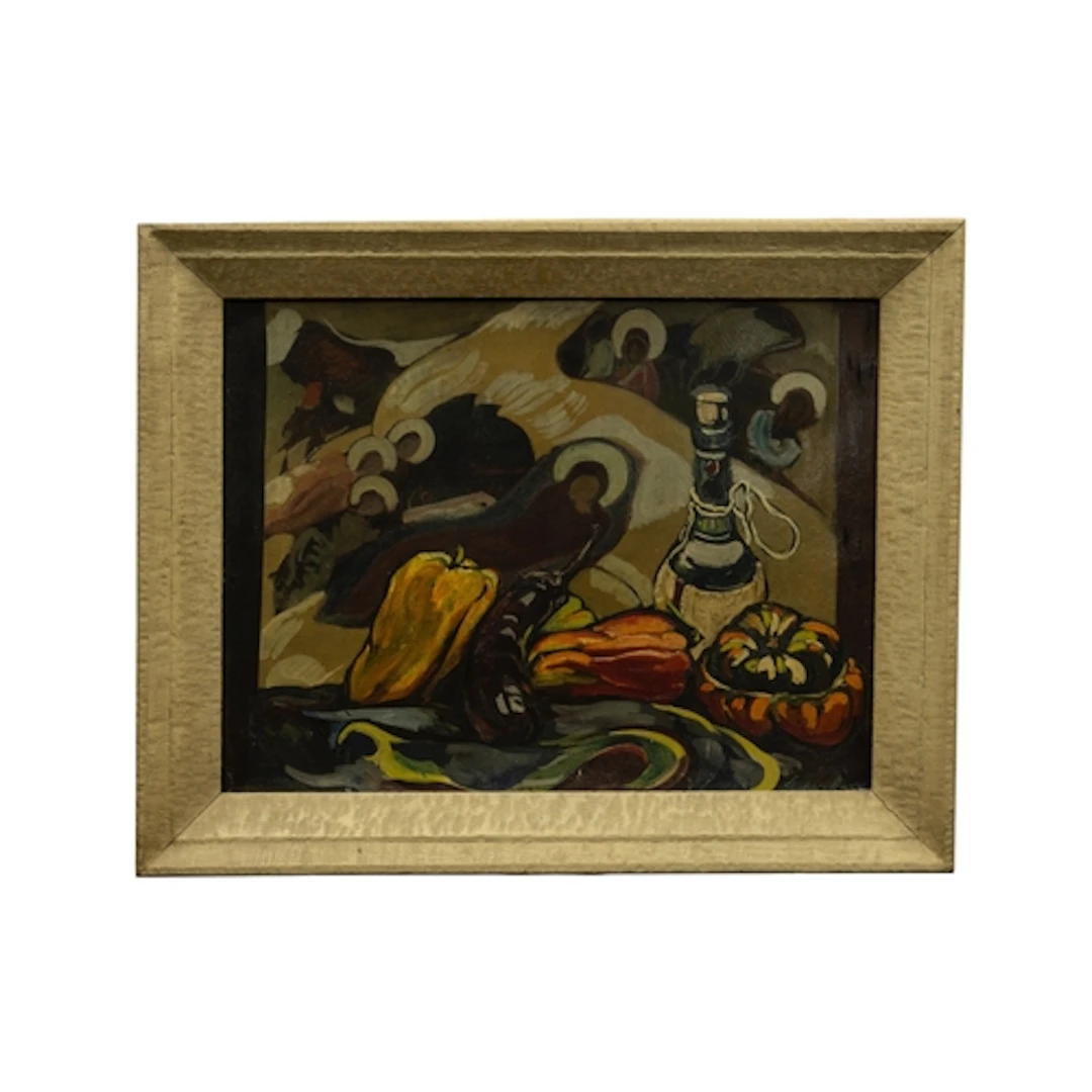 EVELYN HARRIS (British) STILL LIFE OIL ON CANVAS Circa 1955 ...