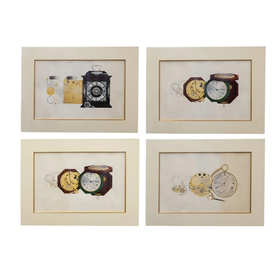 DAVID PENNEY (British, 20th Century) A SET OF FOUR HOROLOGIC...