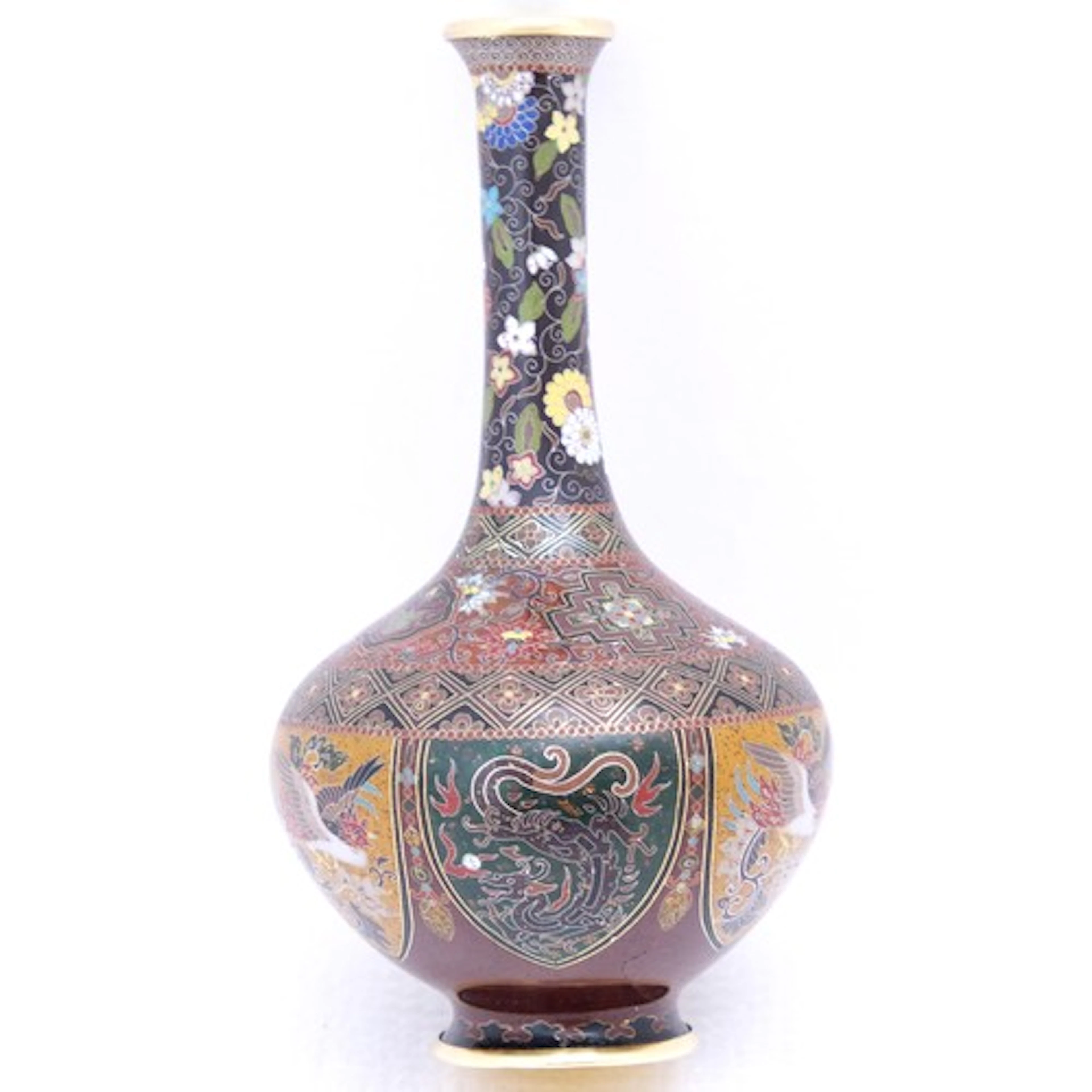 A SMALL JAPANESE CLOISONNÉ VASE MEIJI PERIOD, LATE 19TH CENT...