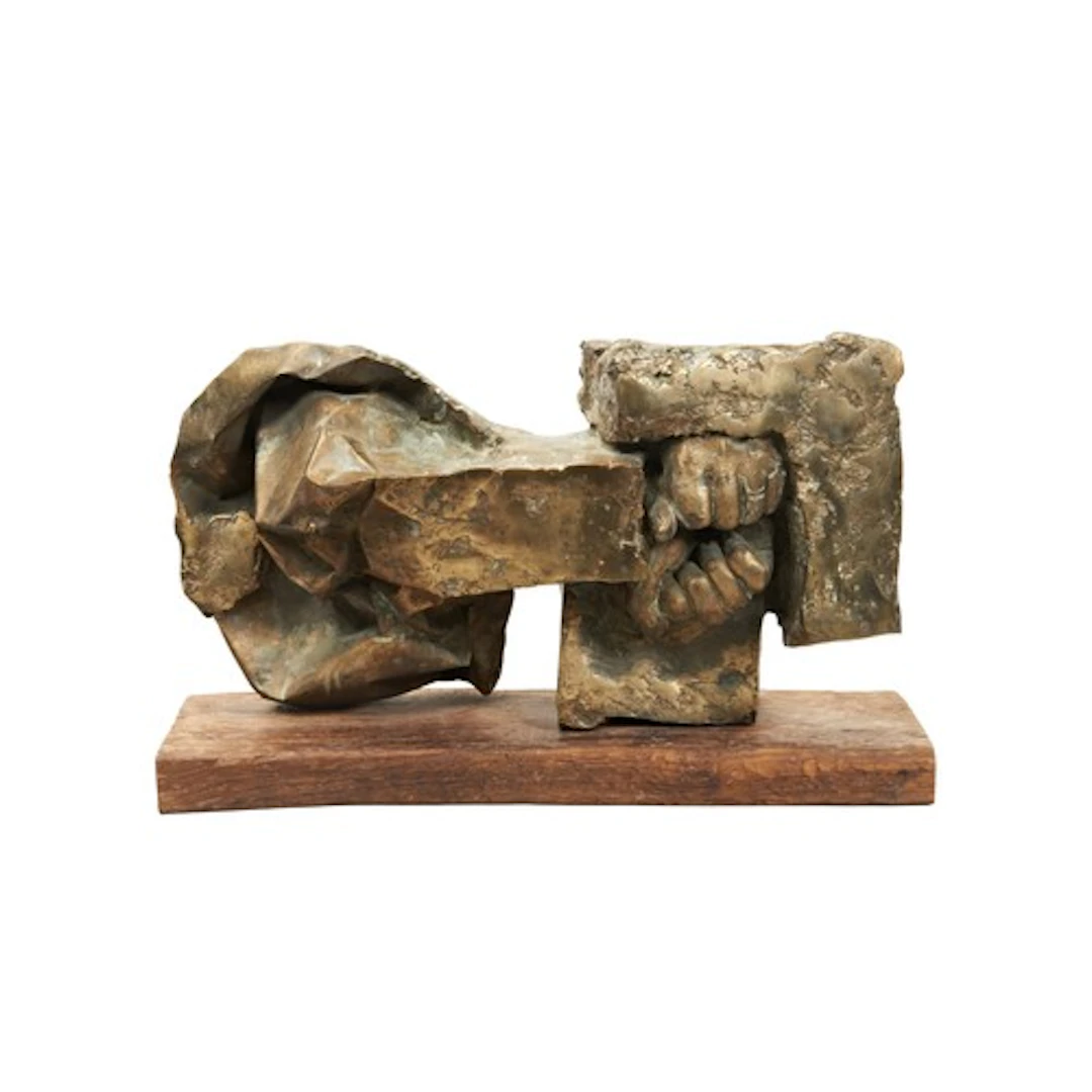 FELIX ROULIN (b.1931) UNTITLED BRONZE COMPOSITION depicting ...