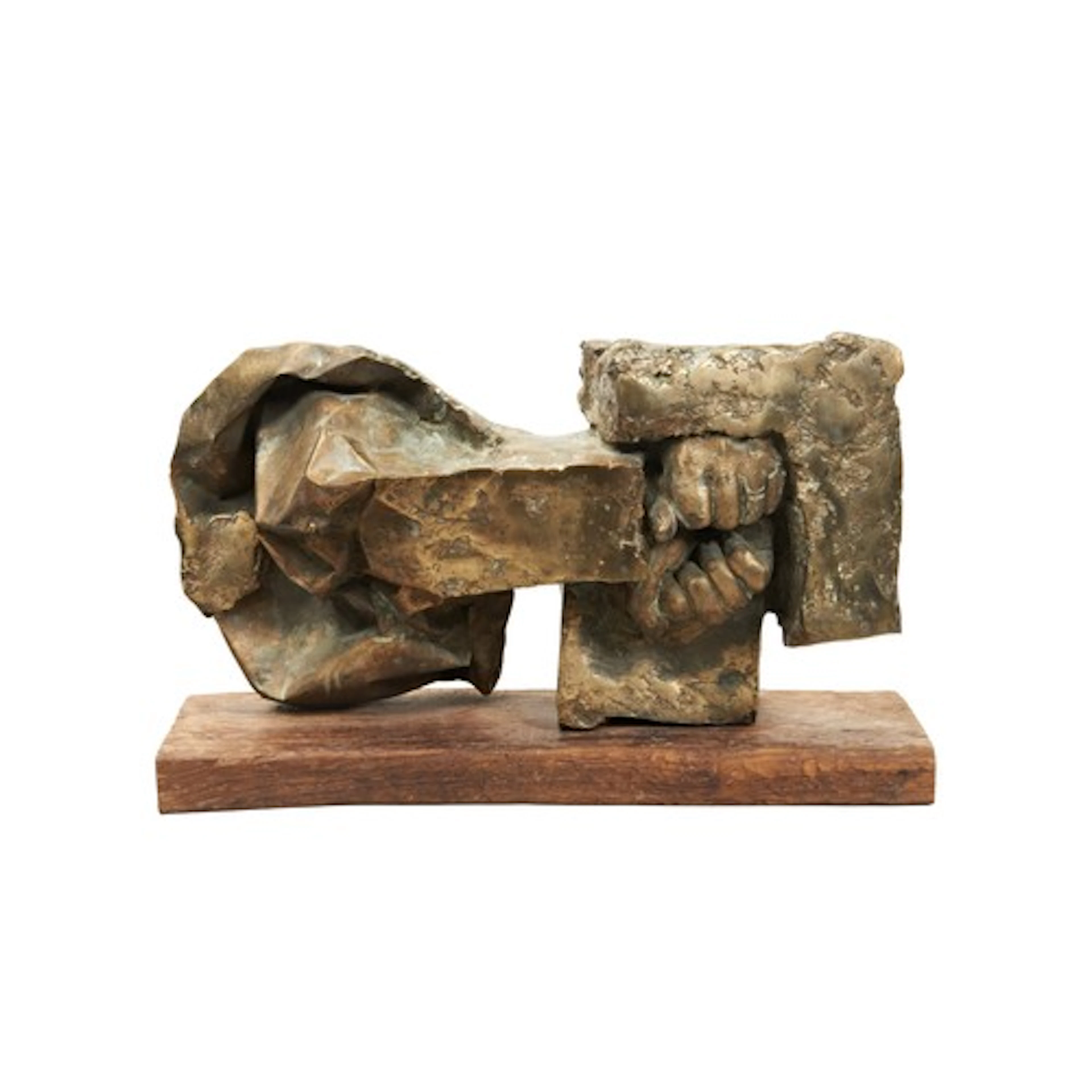 FELIX ROULIN (b.1931) UNTITLED BRONZE COMPOSITION depicting ...