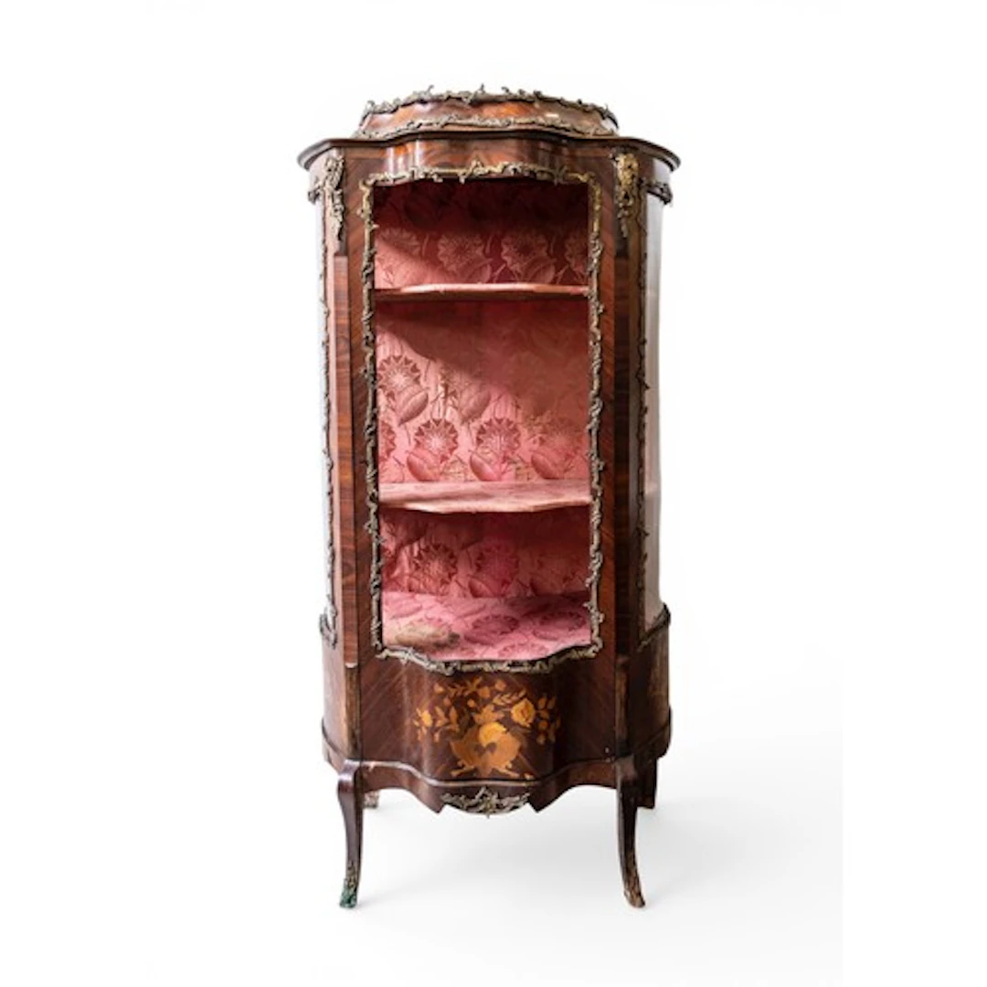 A FRENCH LOUIS XVI-STYLE KINGWOOD VITRINE LATE 19TH CENTURY ...