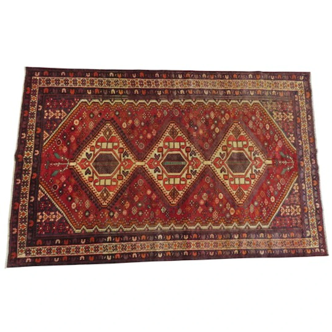 SOUTH WEST PERSIAN QASHGAI CARPET 310cm x 205cm