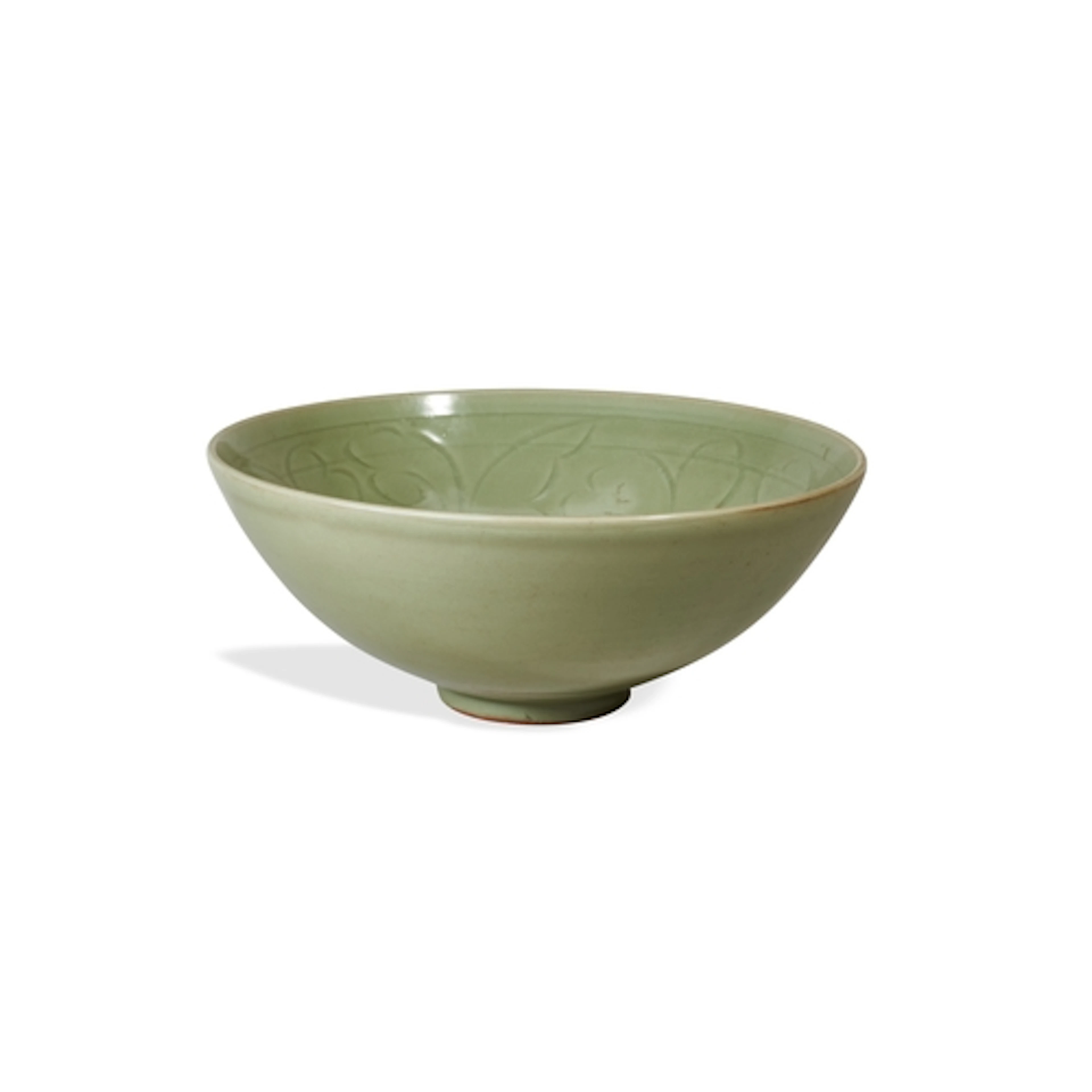 A LARGE LONGQUAN CELADON-GLAZED BOWL MING DYNASTY, 17TH CEN...