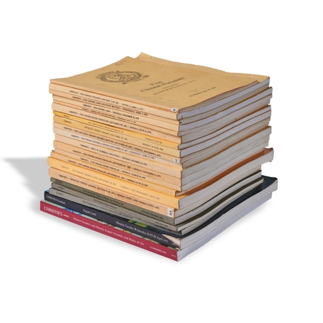 21 x SOTHEBY'S AND CHRISTIE'S LONDON CATALOGUES (1973-2001),...