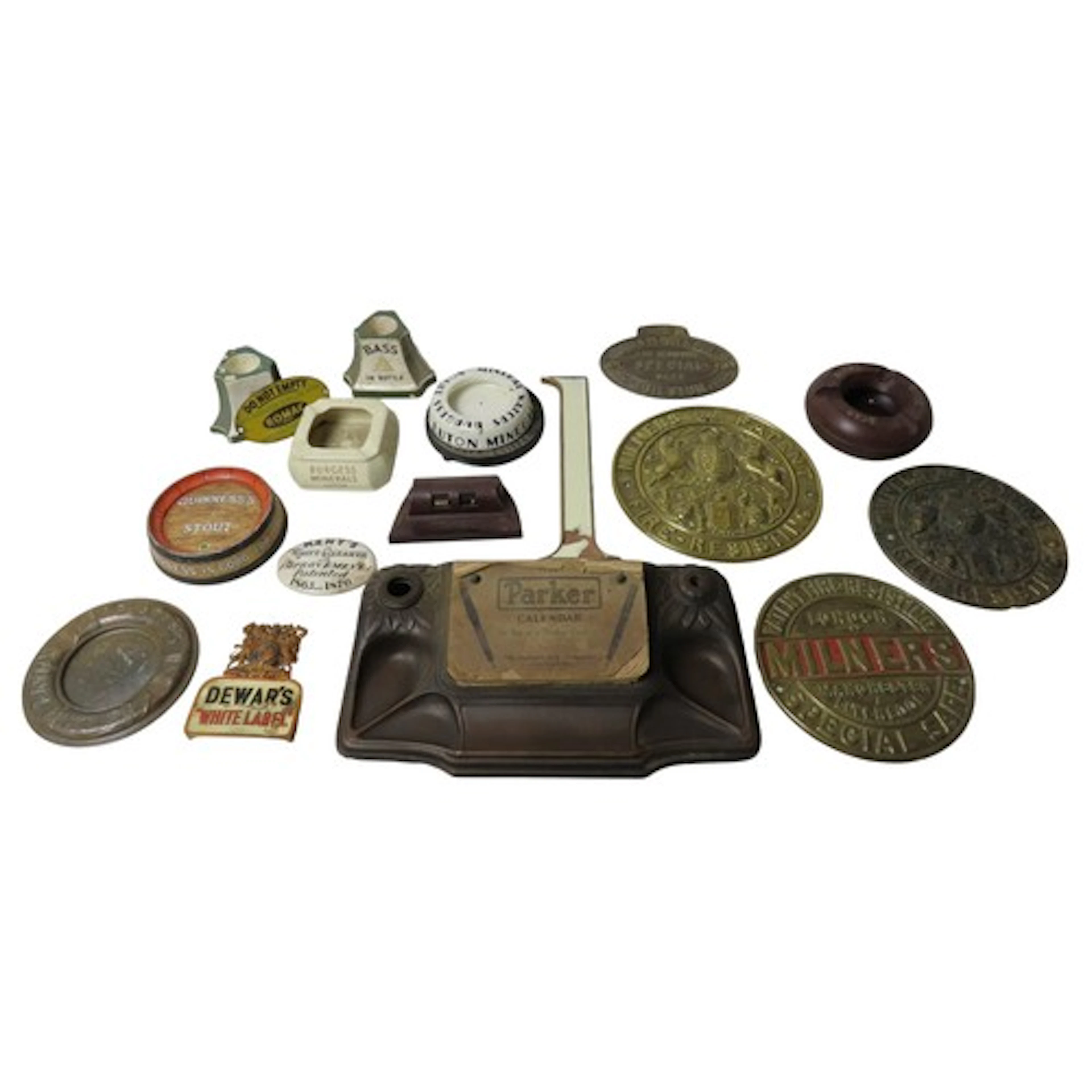 A MIXED GROUP OF VINTAGE ADVERTISING WARES the lot includes ...