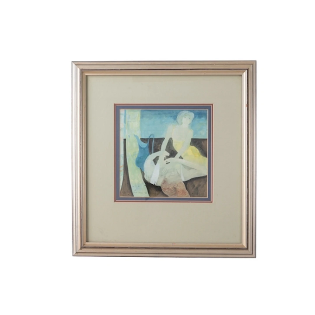 BRENDA LENAGHAN (Scottish, 1941 - 2020) 'A FLASK OF WINE' WA...