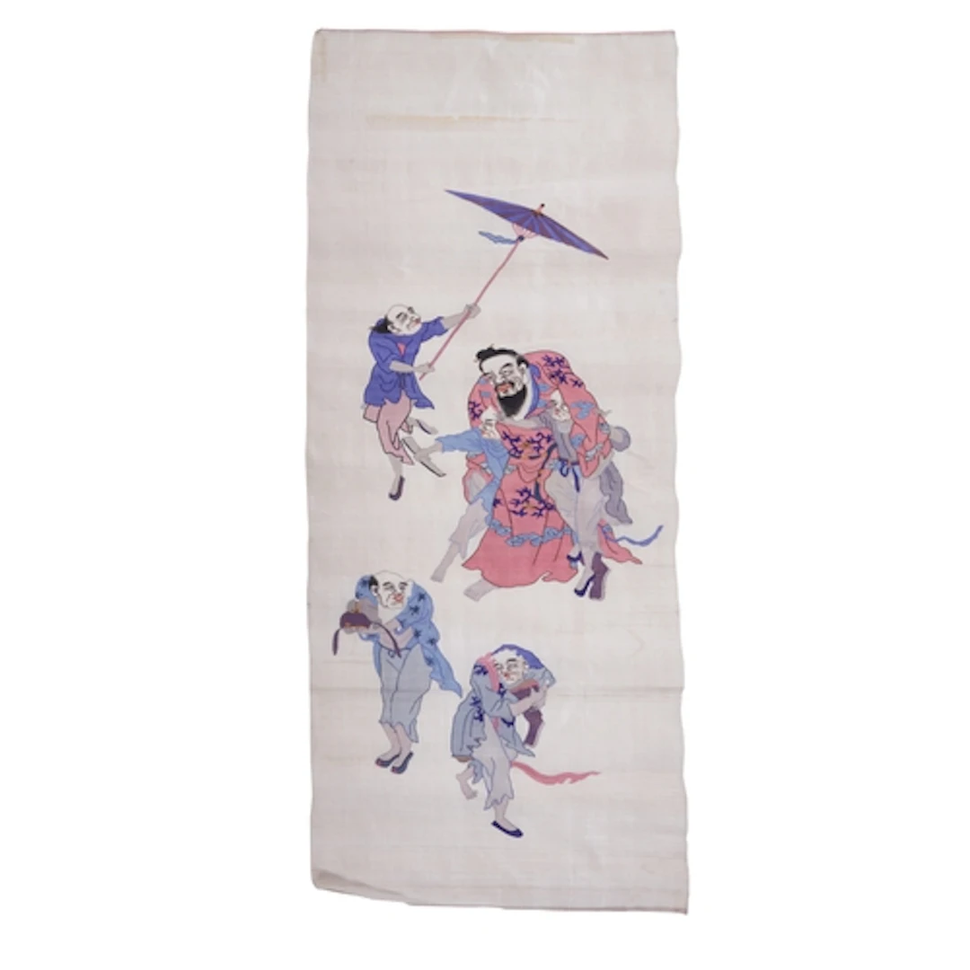 AN EMBROIDERED KESI PANEL QING DYNASTY, 18TH CENTURY Depicti...