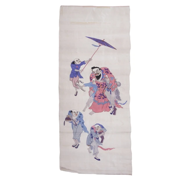 AN EMBROIDERED KESI PANEL QING DYNASTY, 18TH CENTURY 钟馗缂丝 清十...