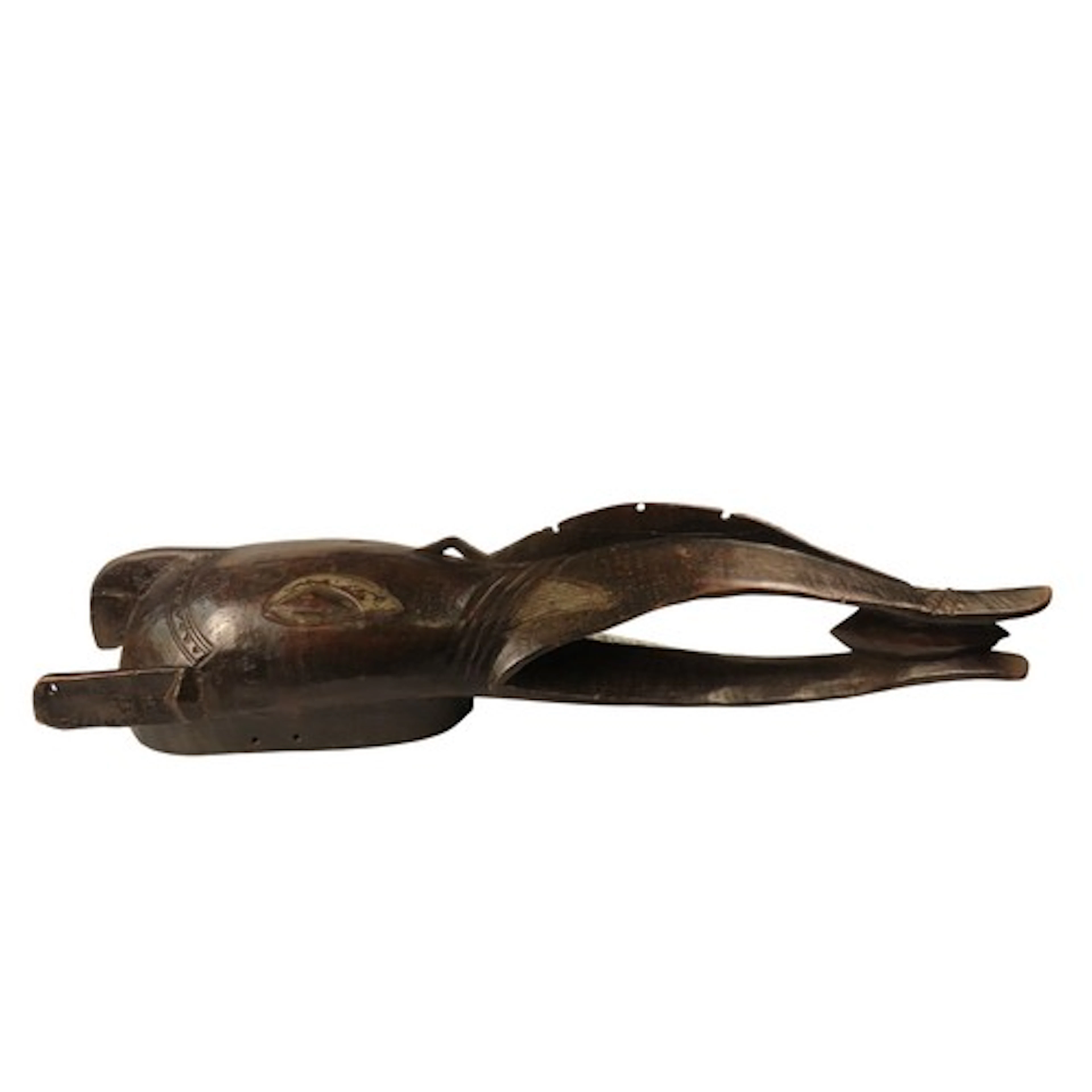 A GE GON BIRD OR SPIRIT MASK, possibly Dan, the stylised hea...