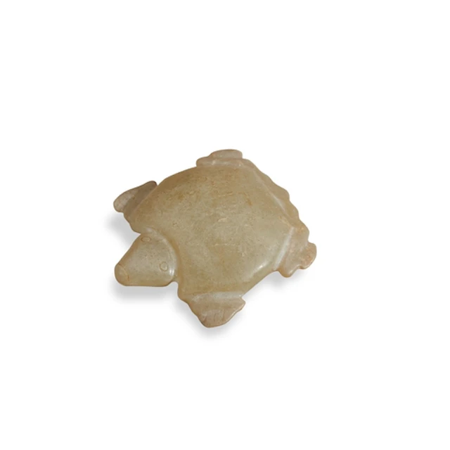 A CELADON JADE ARCHAIC-STYLE TURTLE QING DYNASTY 19TH CENTUR...