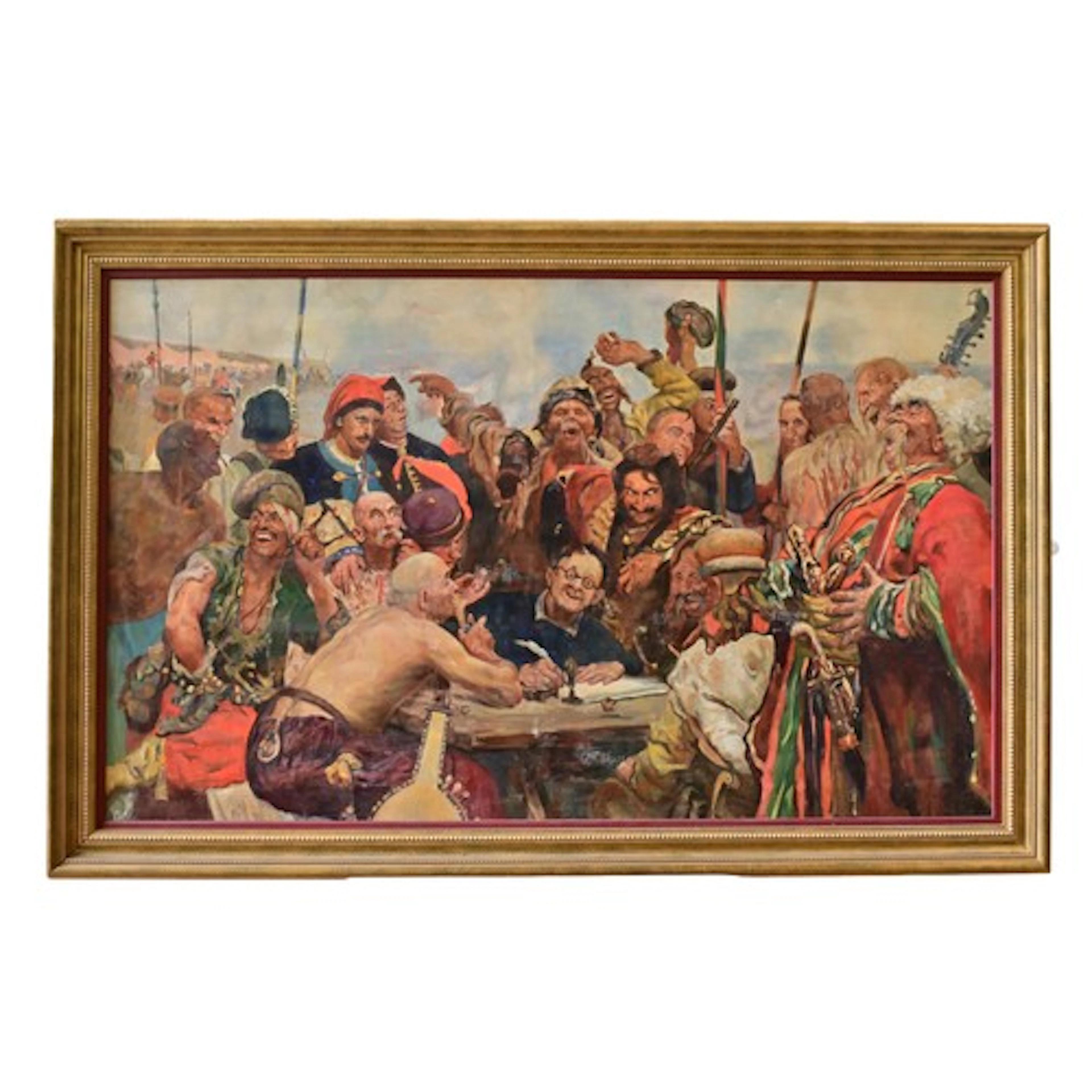 AFTER ILYA REPIN (1844-1930) 'REPLY OF THE ZAPOROZHIAN COSSA...