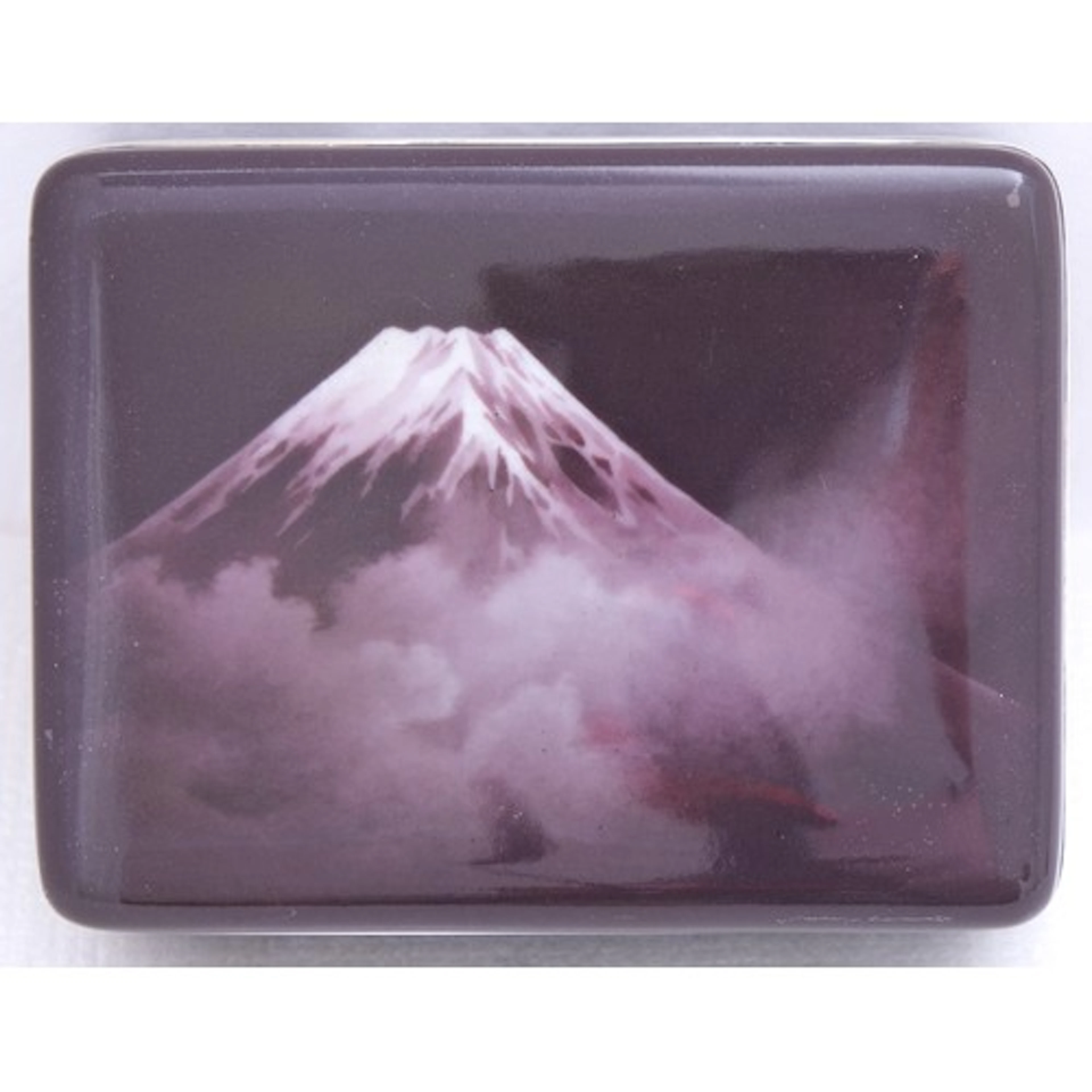 A JAPANESE WIRELESS CLOISONNÉ ENAMEL BOX AND COVER ANDO MAR...