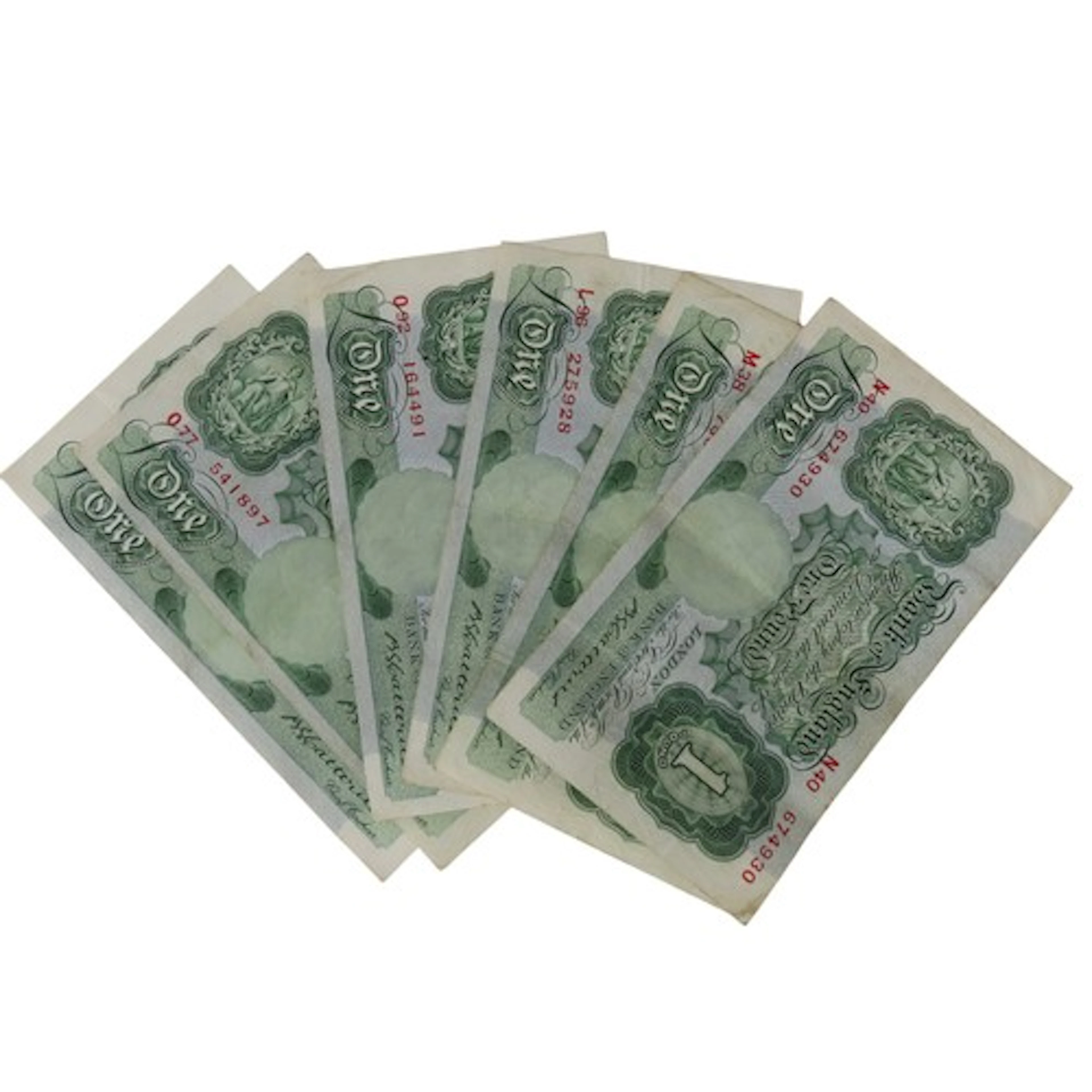 BANK OF ENGLAND £1 NOTE, CATTERNS SERIES, L96 279528, ...