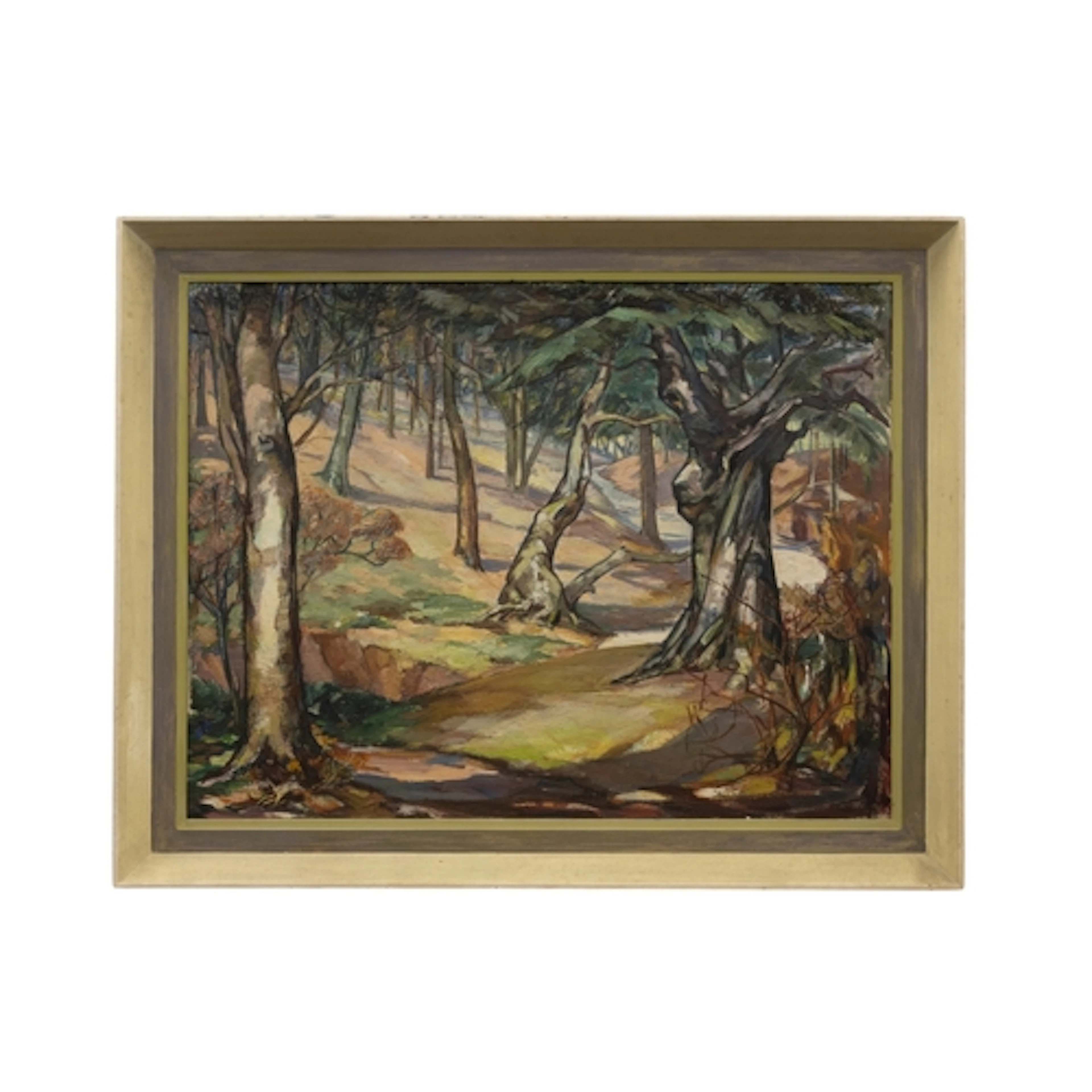 EVELYN HARRIS (British, 20th Century) LANDSCAPE OIL ON BOARD...