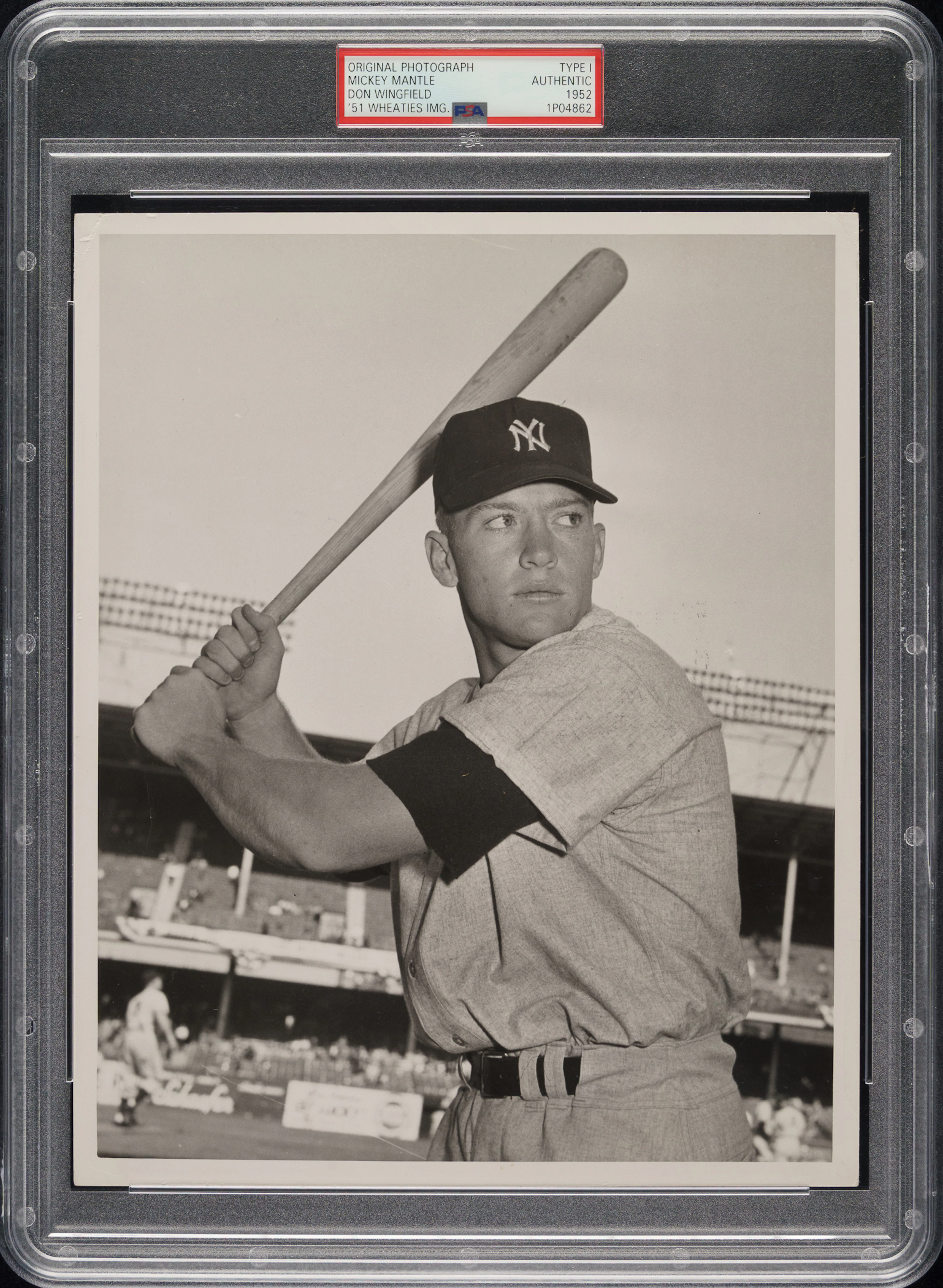 Circa 1951 Mickey Mantle Original Don Wingfield Original Photograph