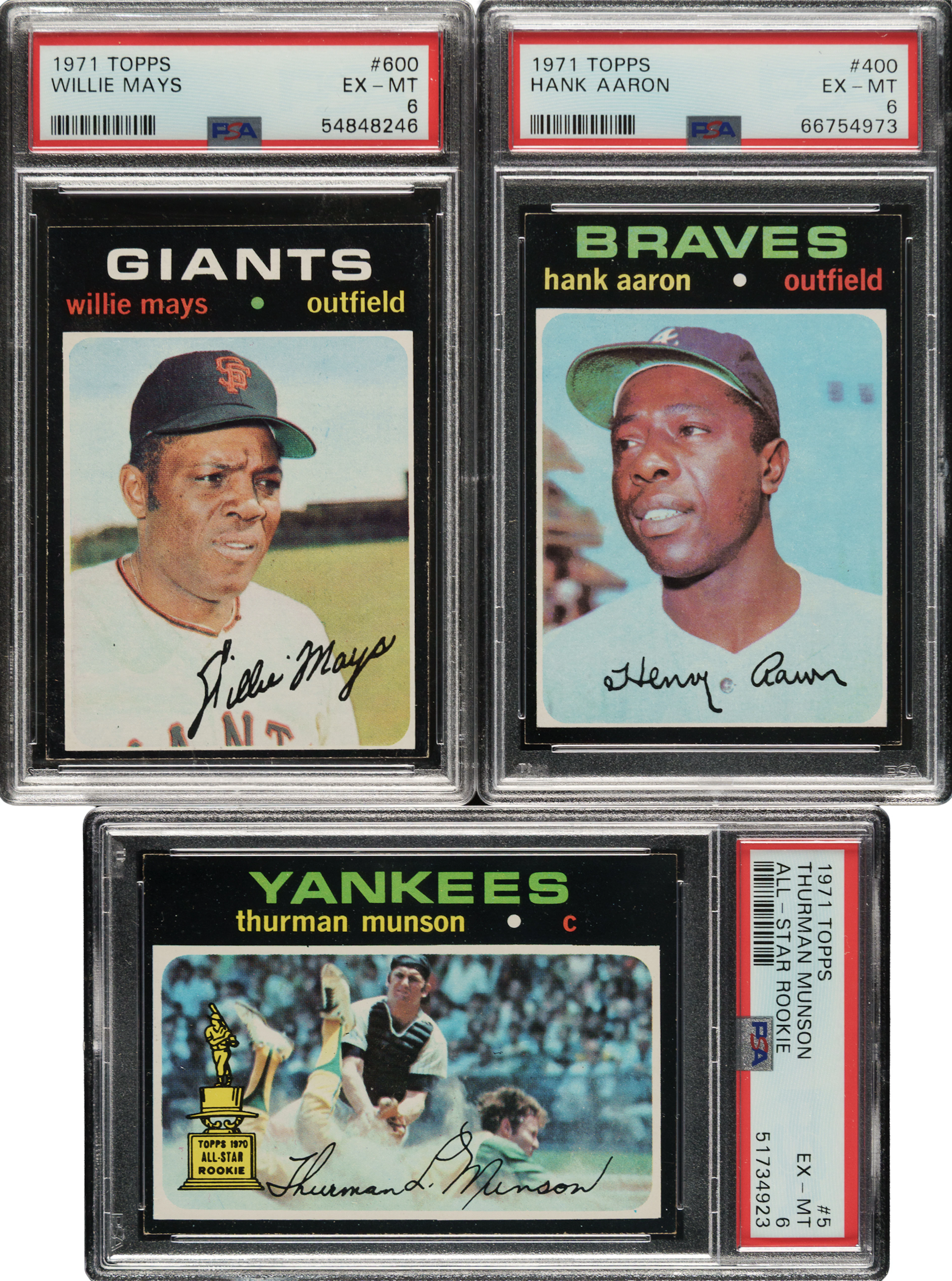 1971 Topps Complete Set (752) Including 277 PSA-Graded Cards