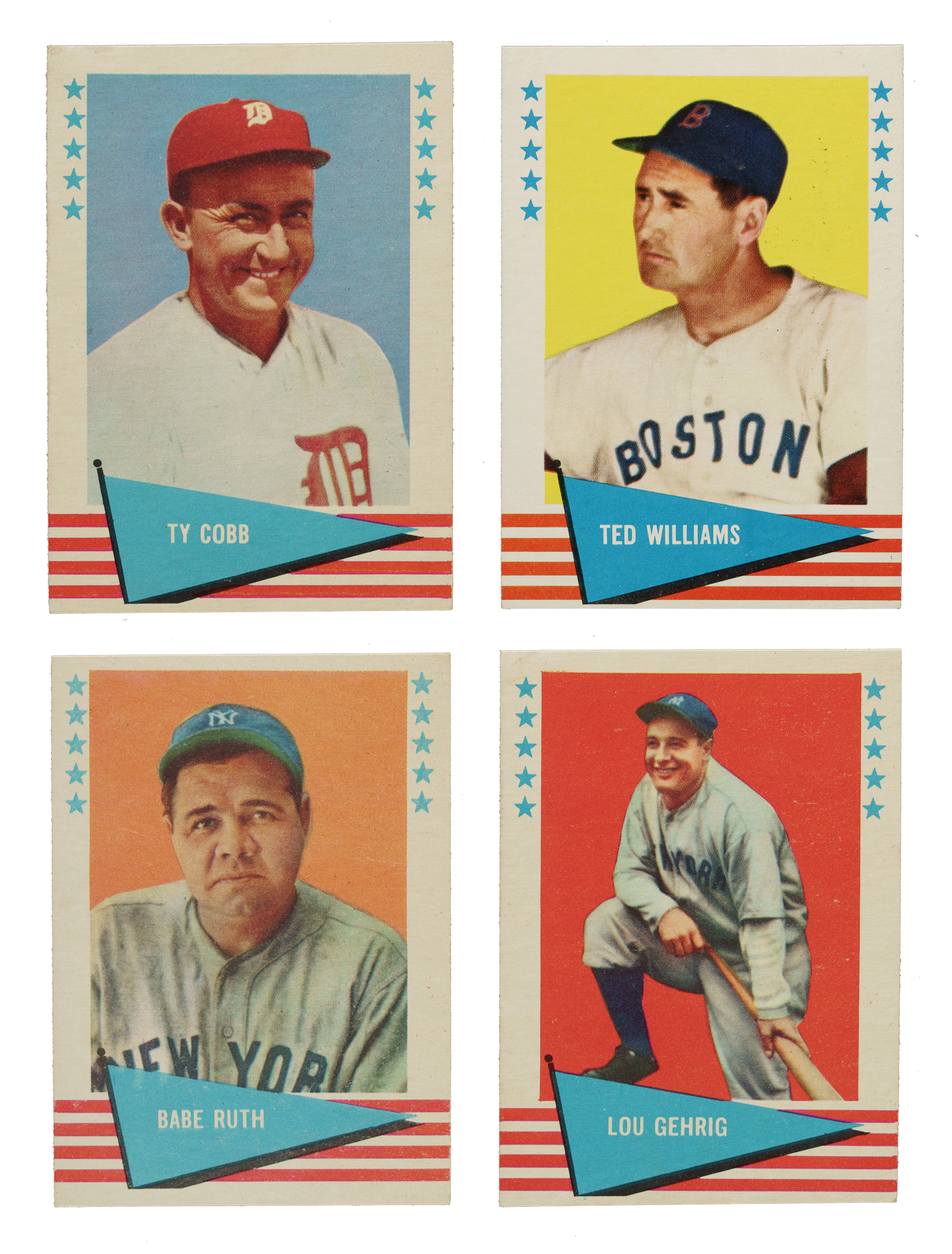 1961-1962 Fleer All-Time Greats Complete Set (154)
