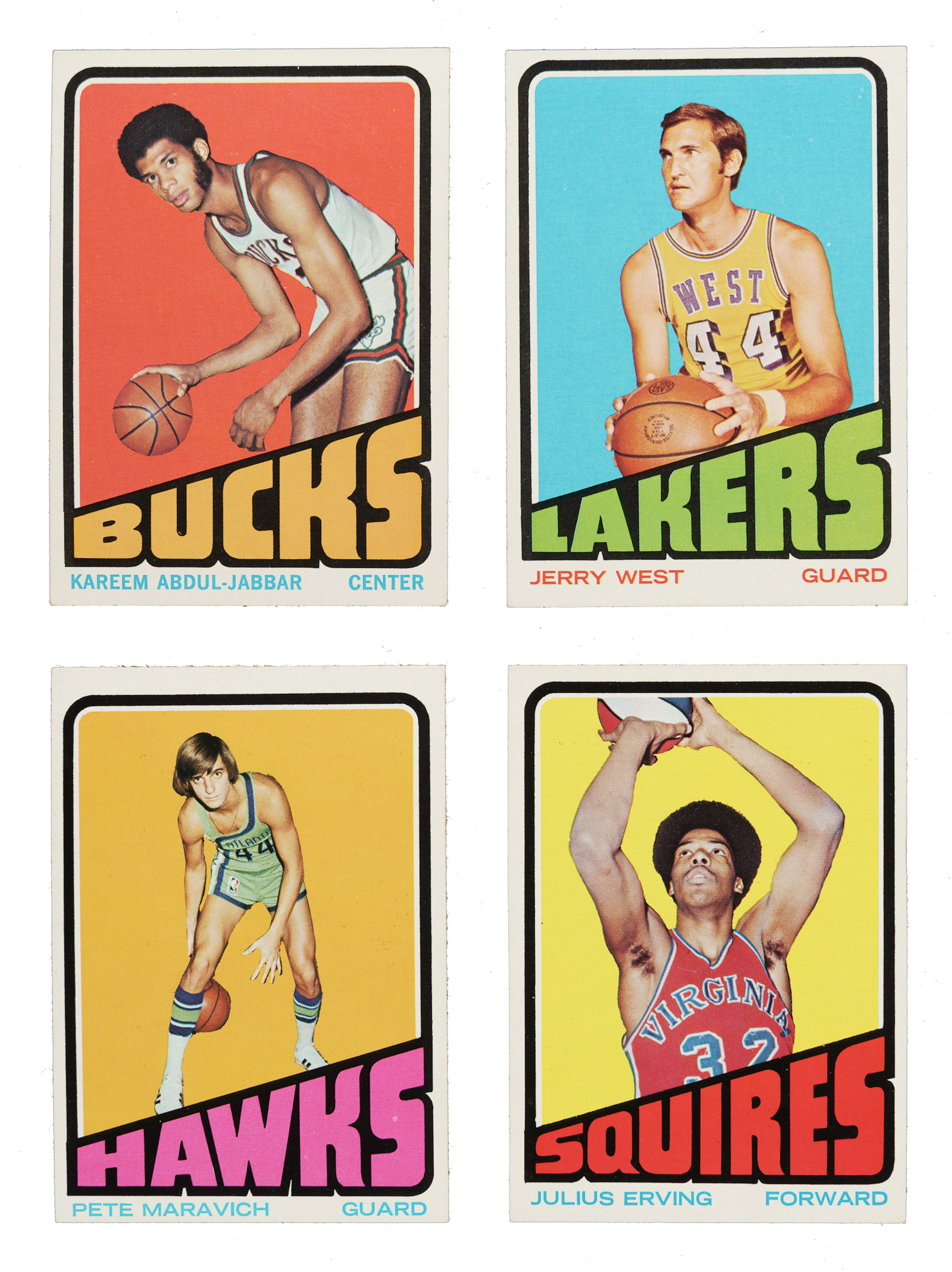 1972-1973 Topps Basketball Complete Set (264)